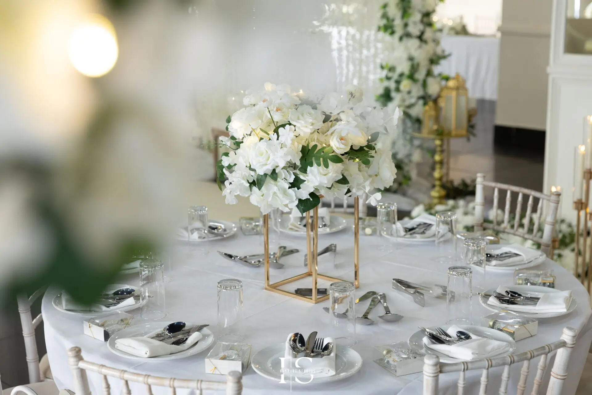 Nikkah venue decor – Muslim wedding at Ilford Banqueting Suite