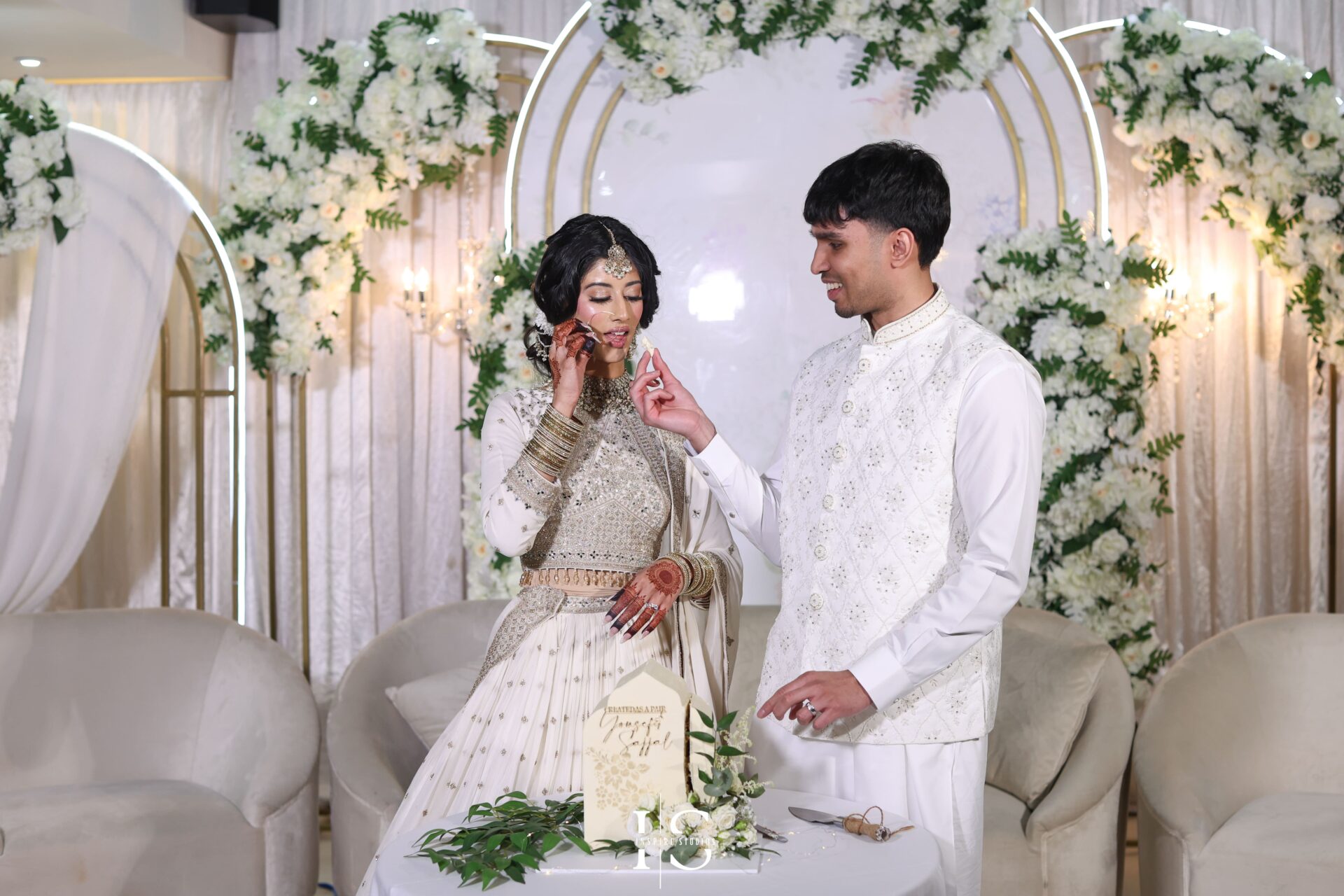 London Nikkah couple portrait – Muslim wedding photographer