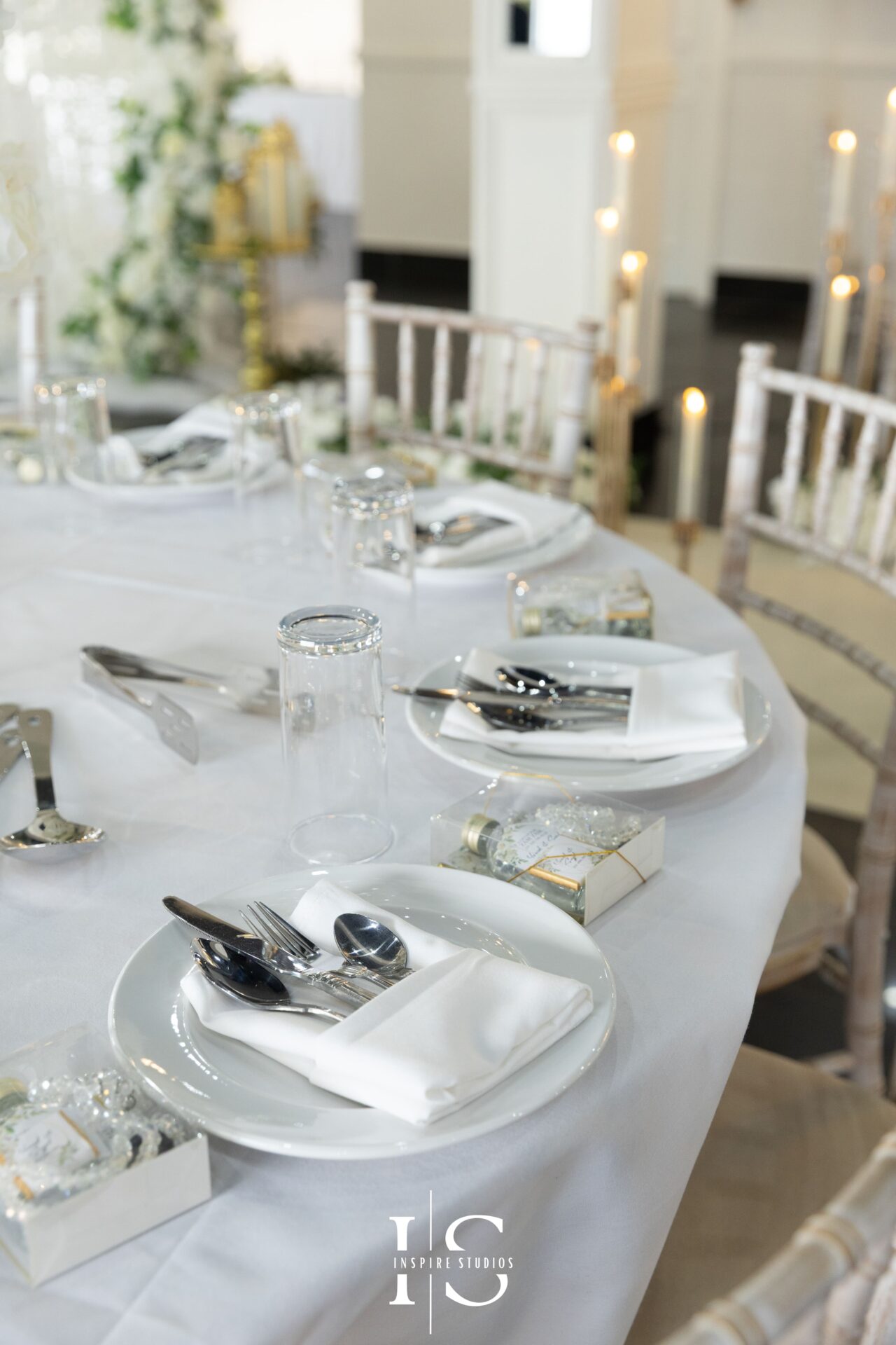 Venue decor for Muslim Nikkah ceremony – Ilford