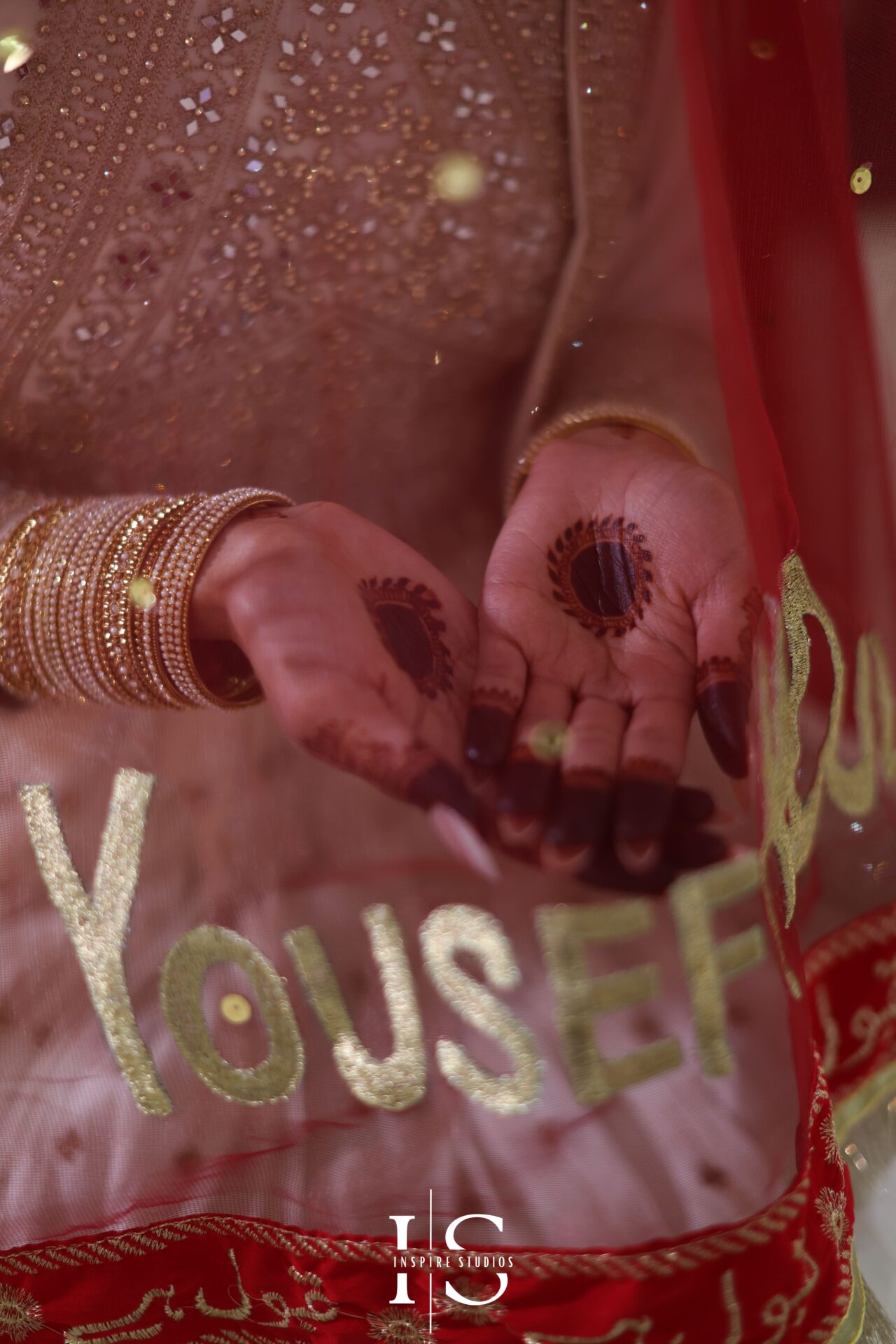 Bride’s henna designs captured during Nikkah wedding in London