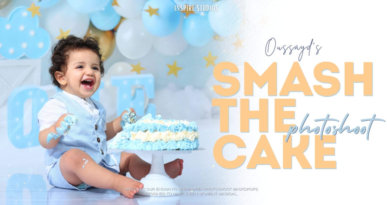 First Birthday Smash the Cake Photoshoot