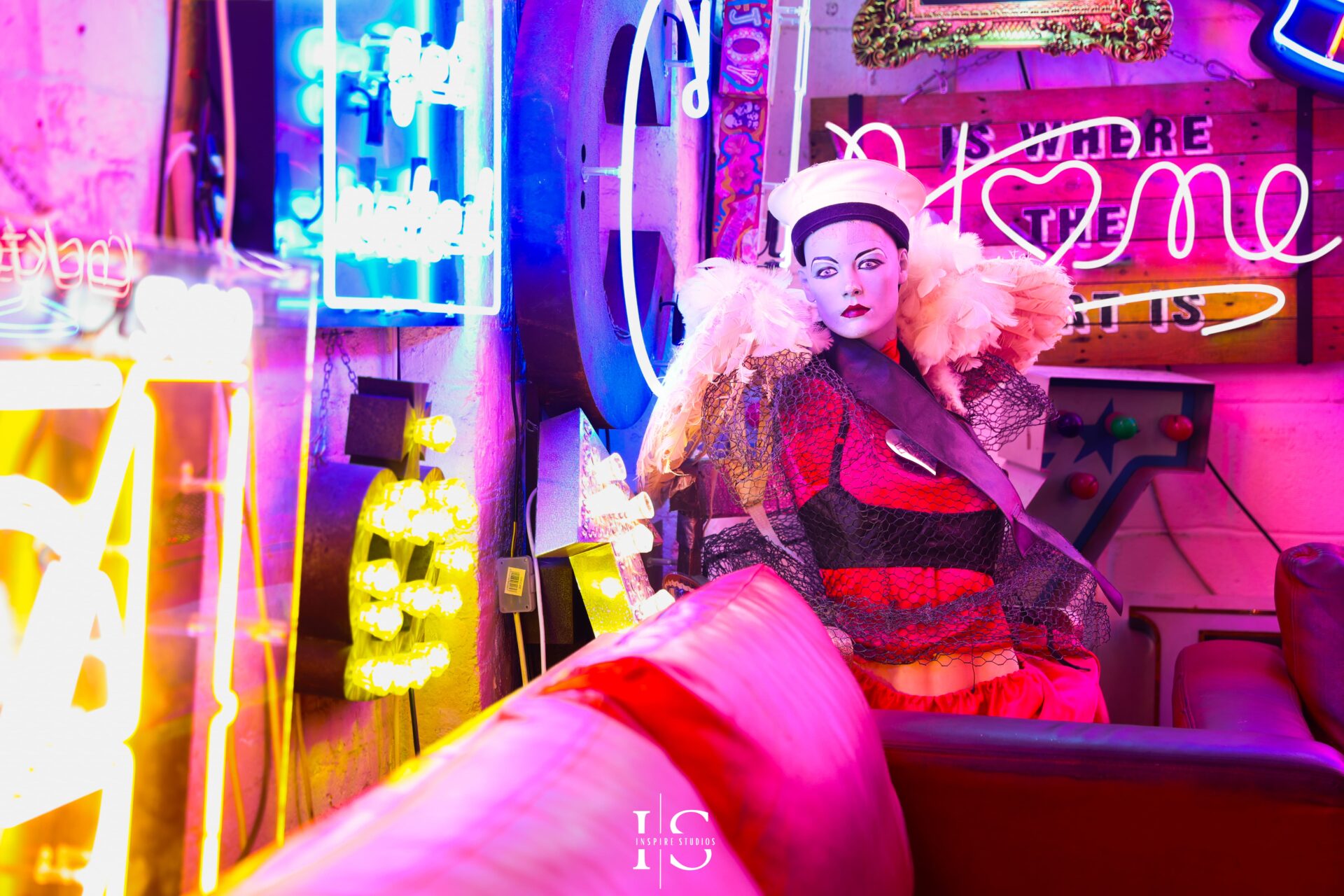 Female punk wedding photographer captures Gods Own Junkyard venue in Walthamstow