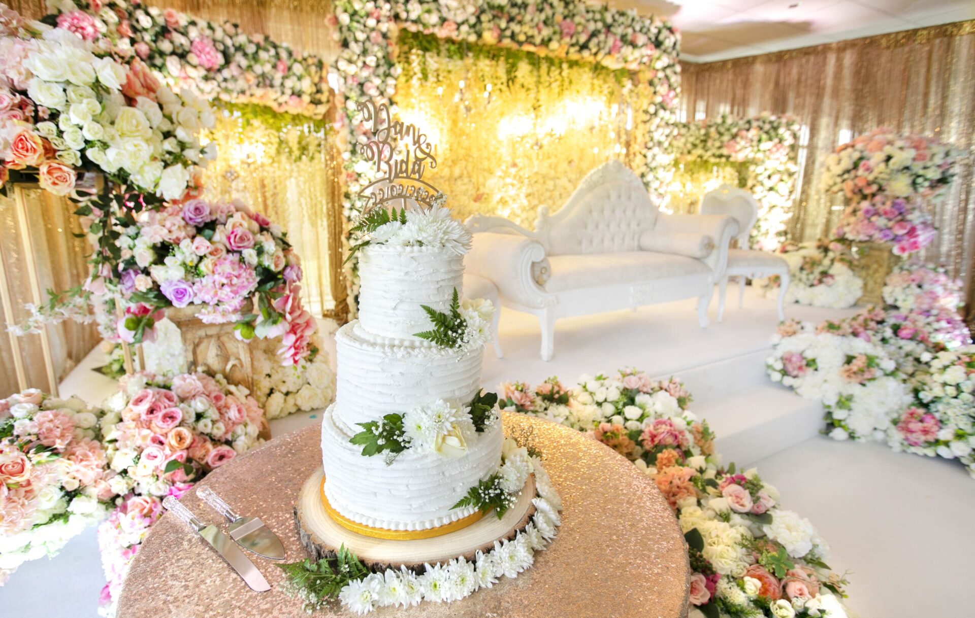 Wedding photography of a couple at a venue event