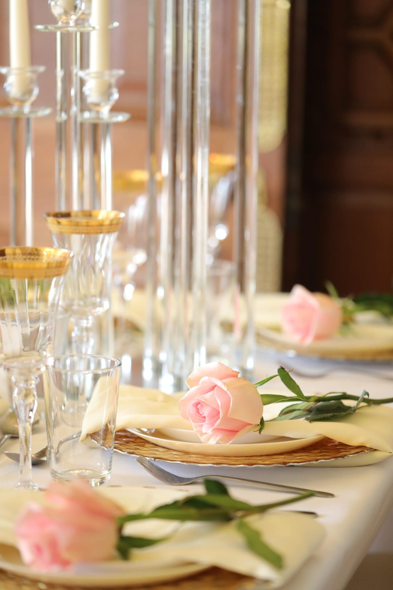 Wedding photography at indoor wedding venue
