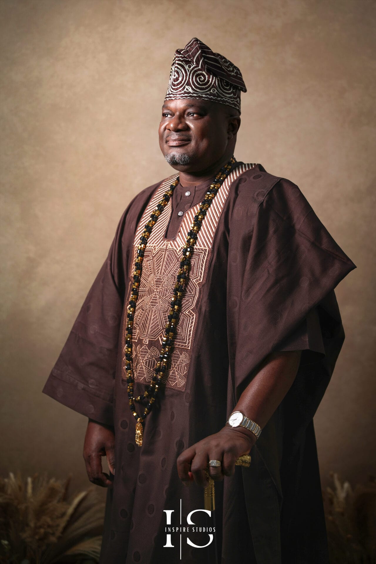 African family portrait captured in a professional studio session