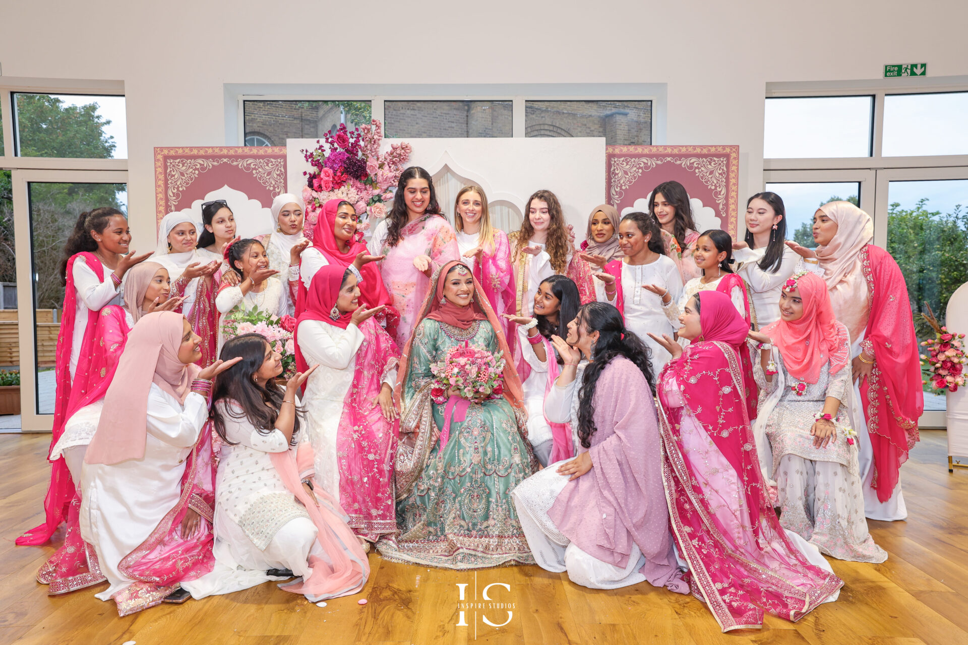 Bangladeshi Mehndi bride photographed in London wedding.