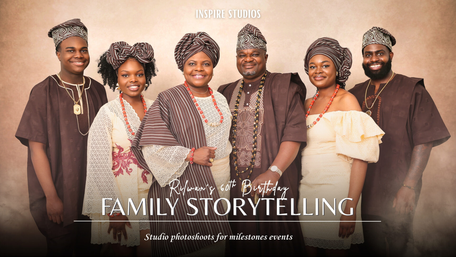 African family studio photoshoot in London capturing love, tradition, and togetherness