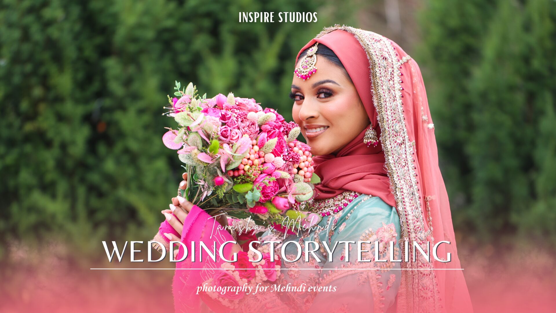 Female Muslim wedding photographer capturing a colorful Mehndi ceremony in London