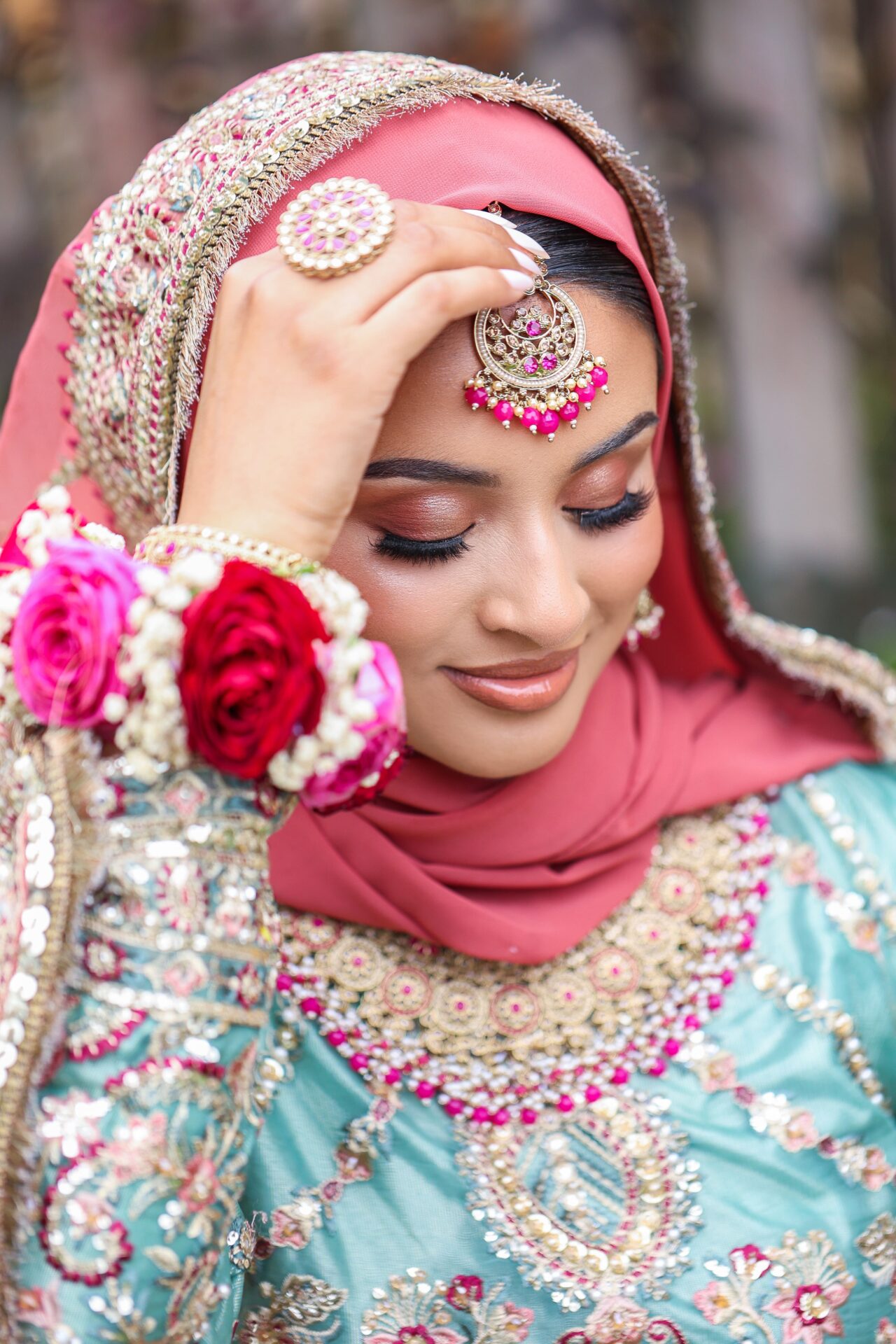 Mehndi bride’s preparation shots photographed in London.