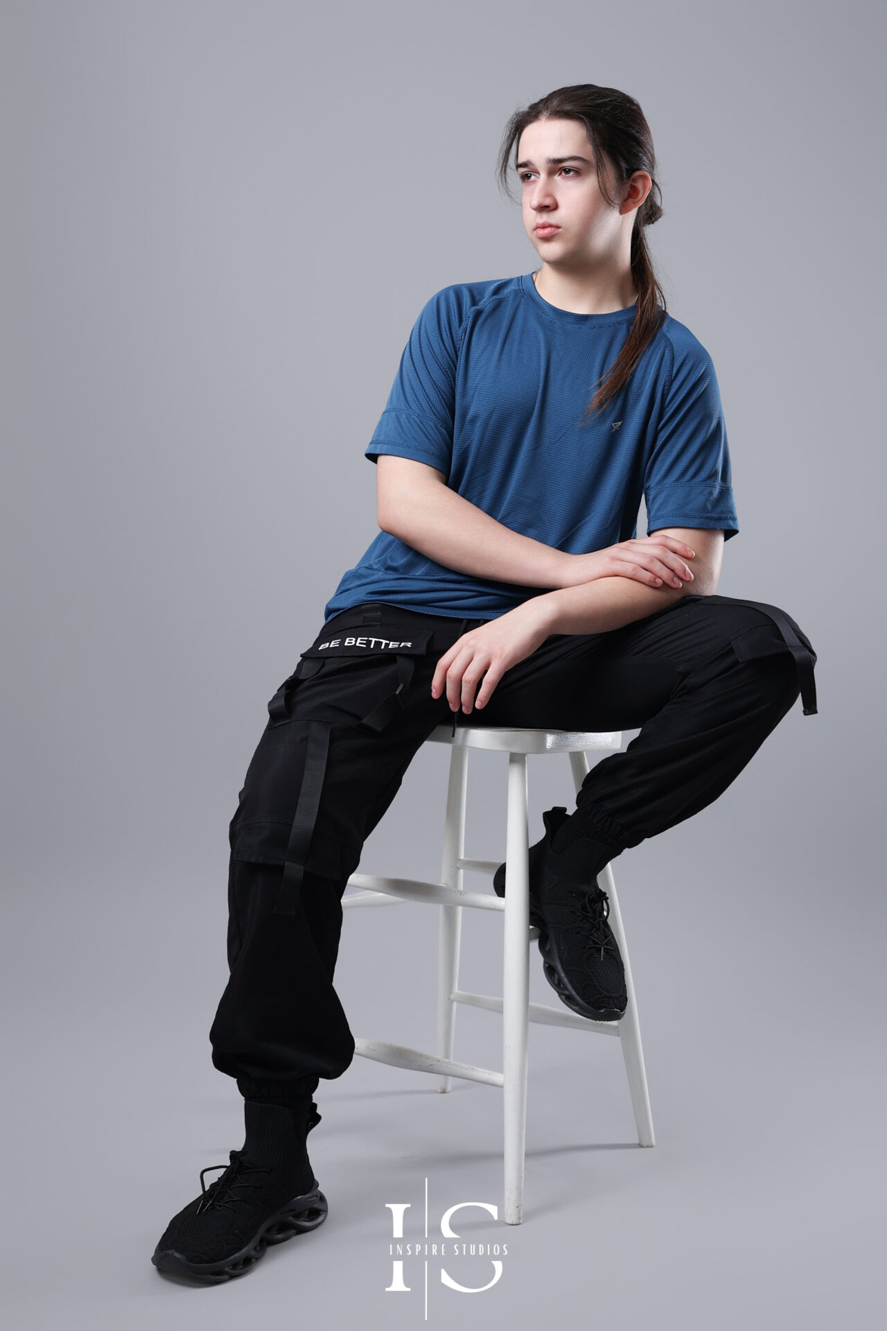 Strength and discipline martial arts portraits in studio