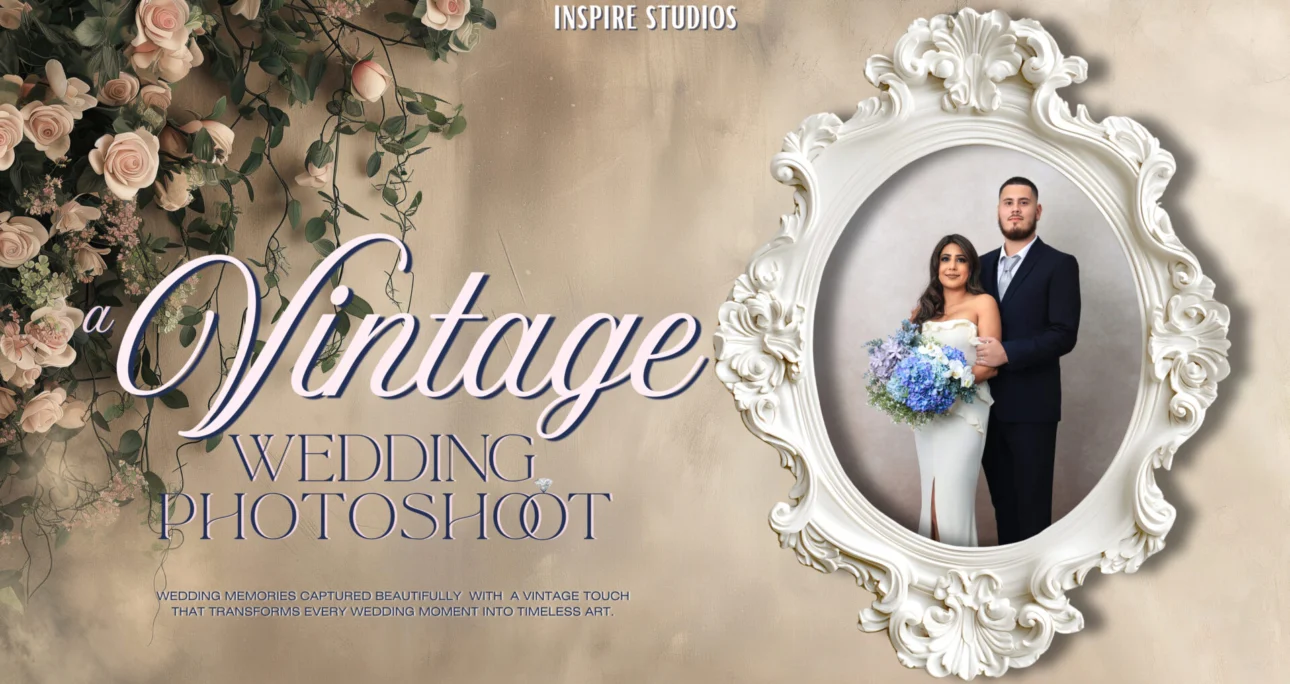 Vintage Couple Studio Photoshoot