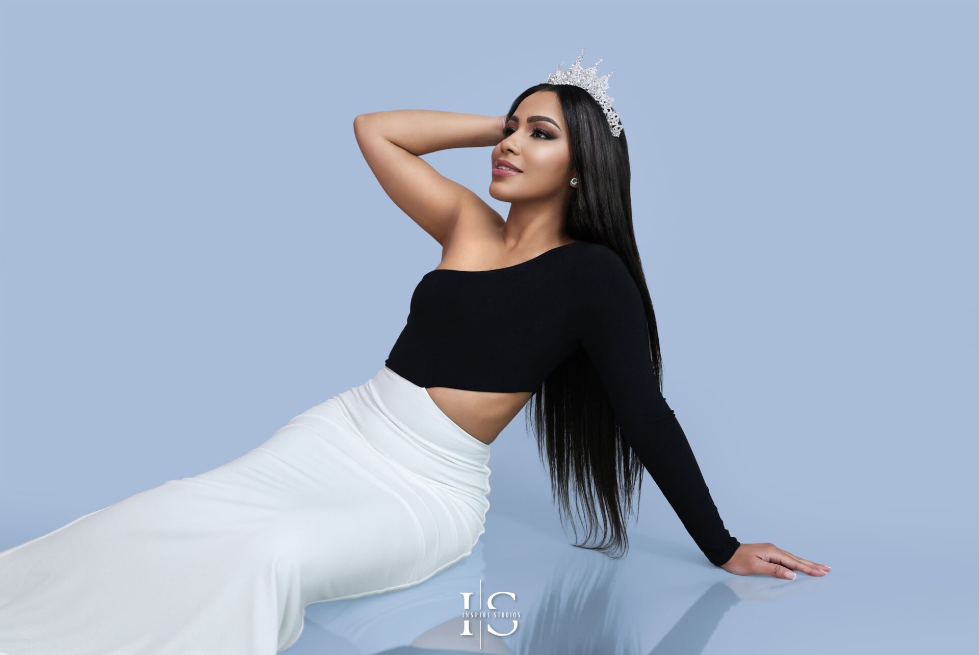 Professional 30th birthday studio photoshoot in London with creative lighting and backdrops