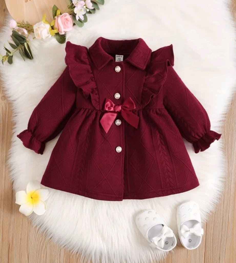Christmas red baby dress for 12 to 18 months