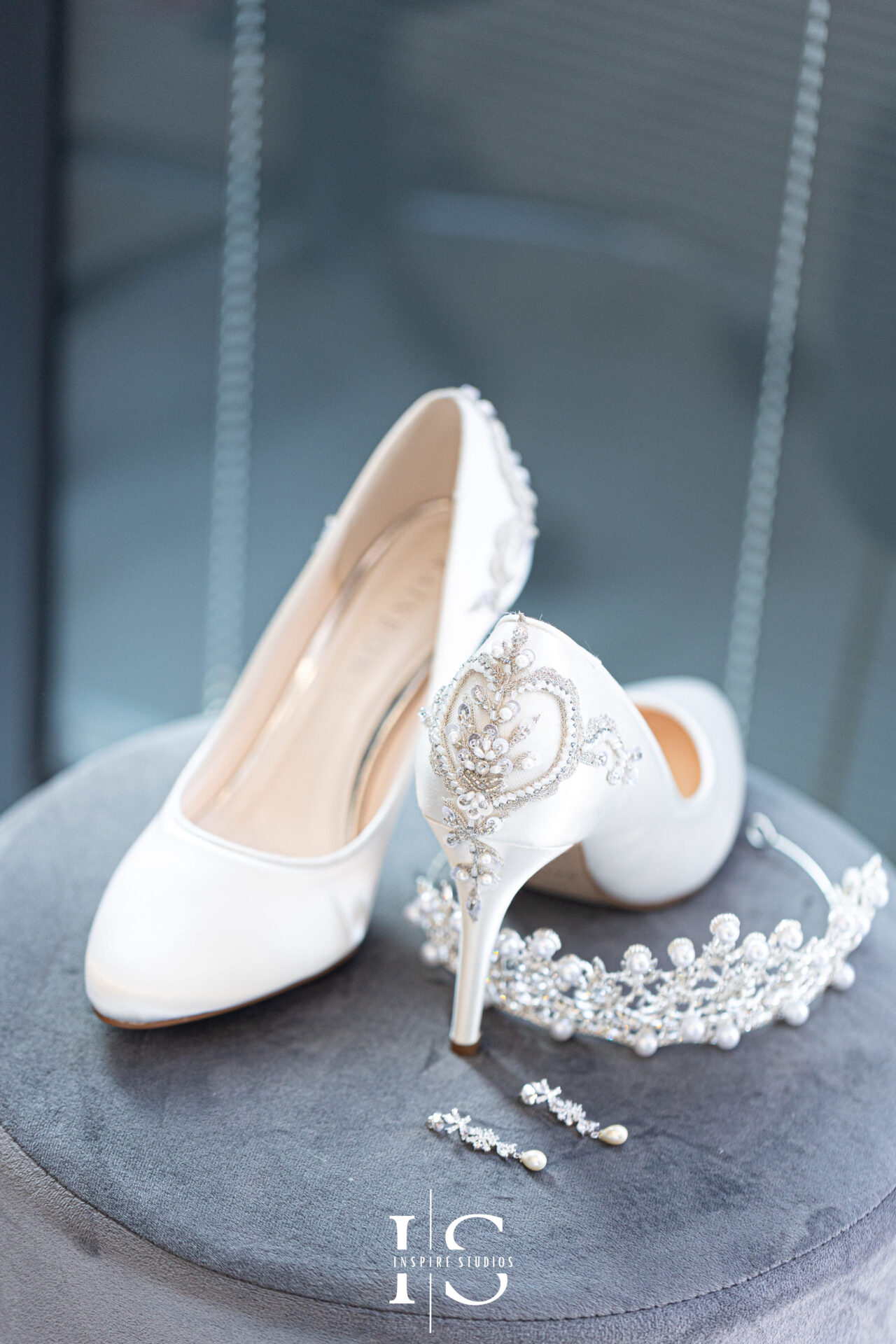 Bride getting ready for Nikkah wedding in London – captured by Inspire Studios