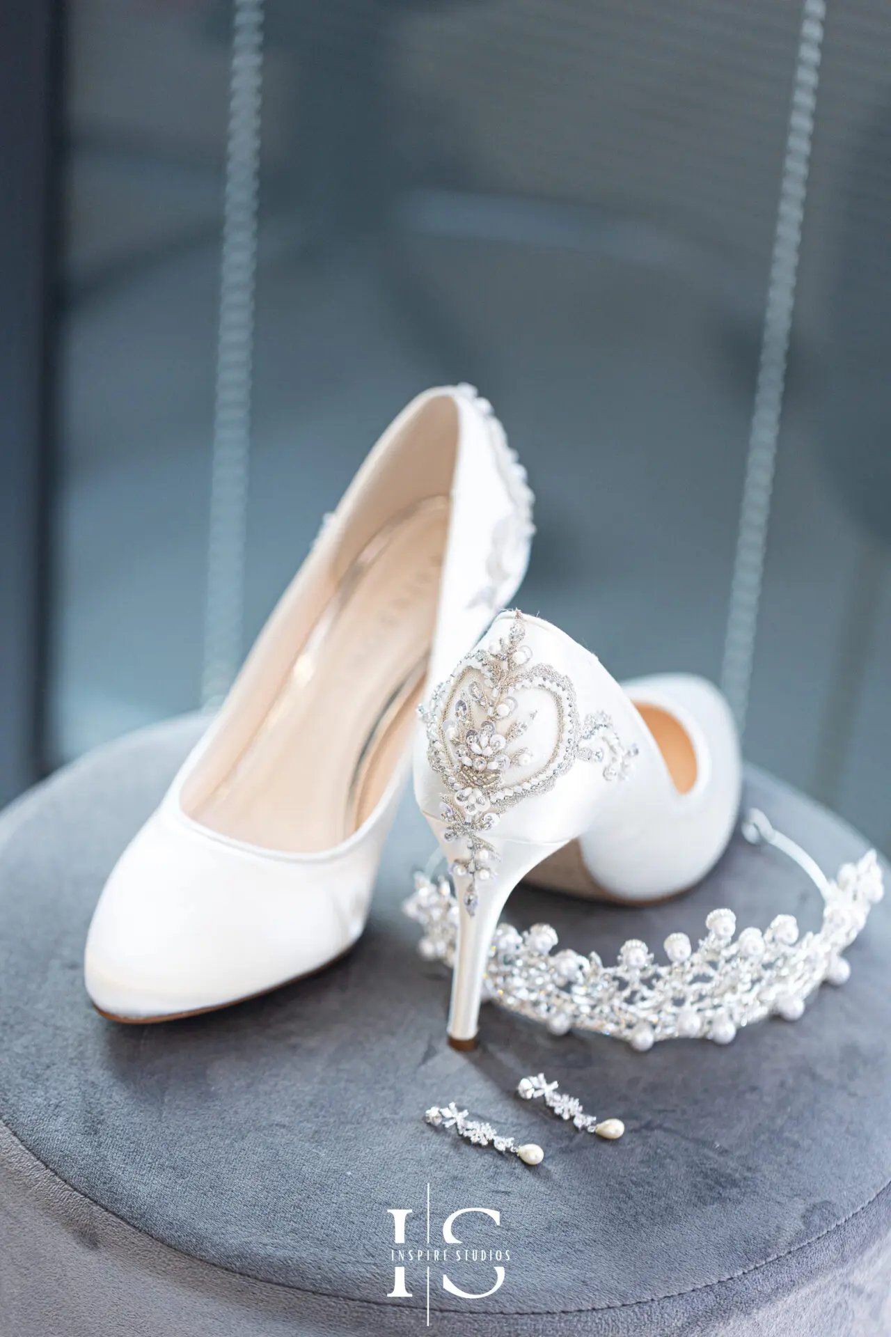 Bride getting ready for Nikkah wedding in London – captured by Inspire Studios