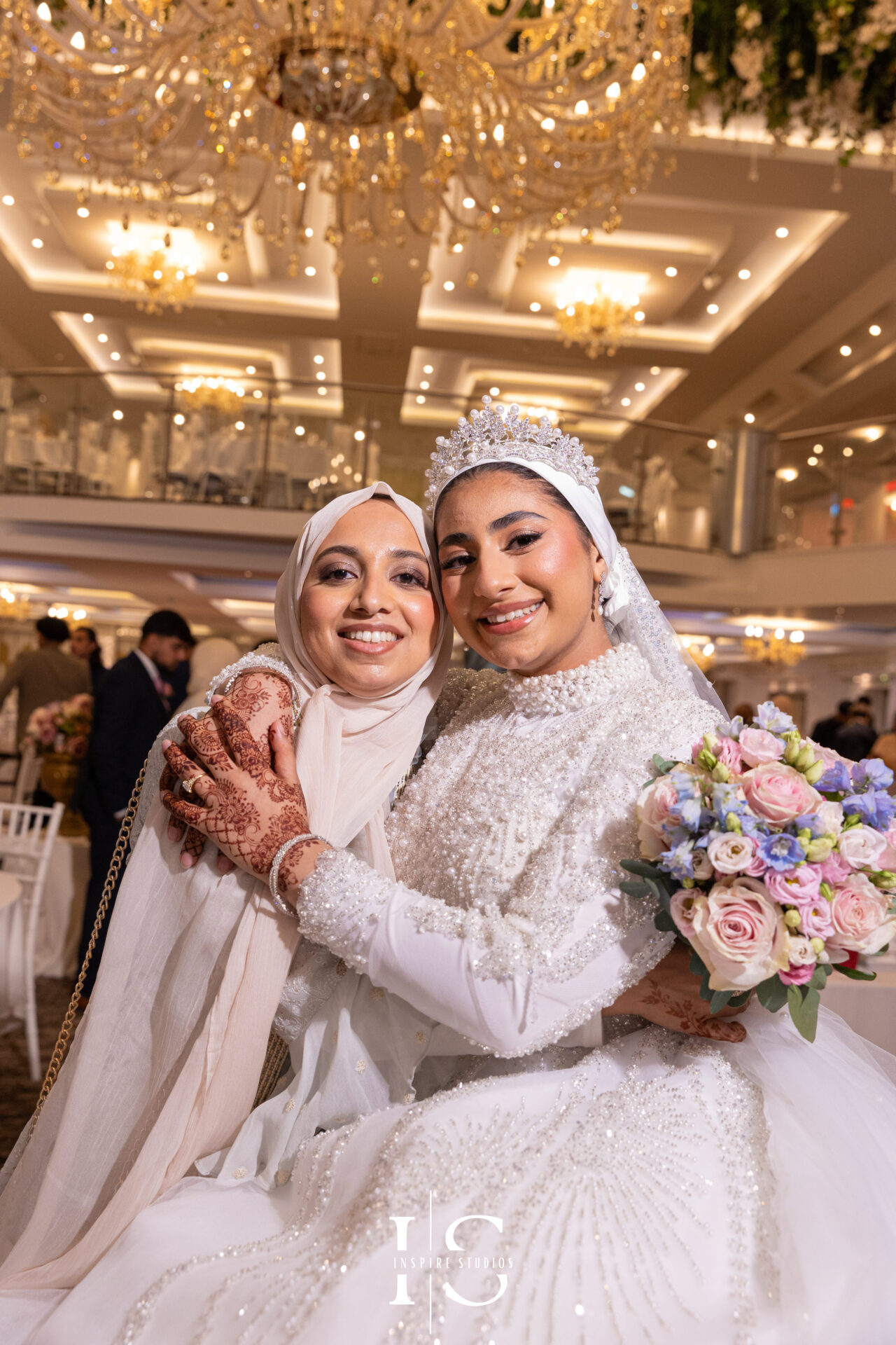 Bridesmaid at Pavilion Banqueting Walthamstow, London – captured by Inspire Studios