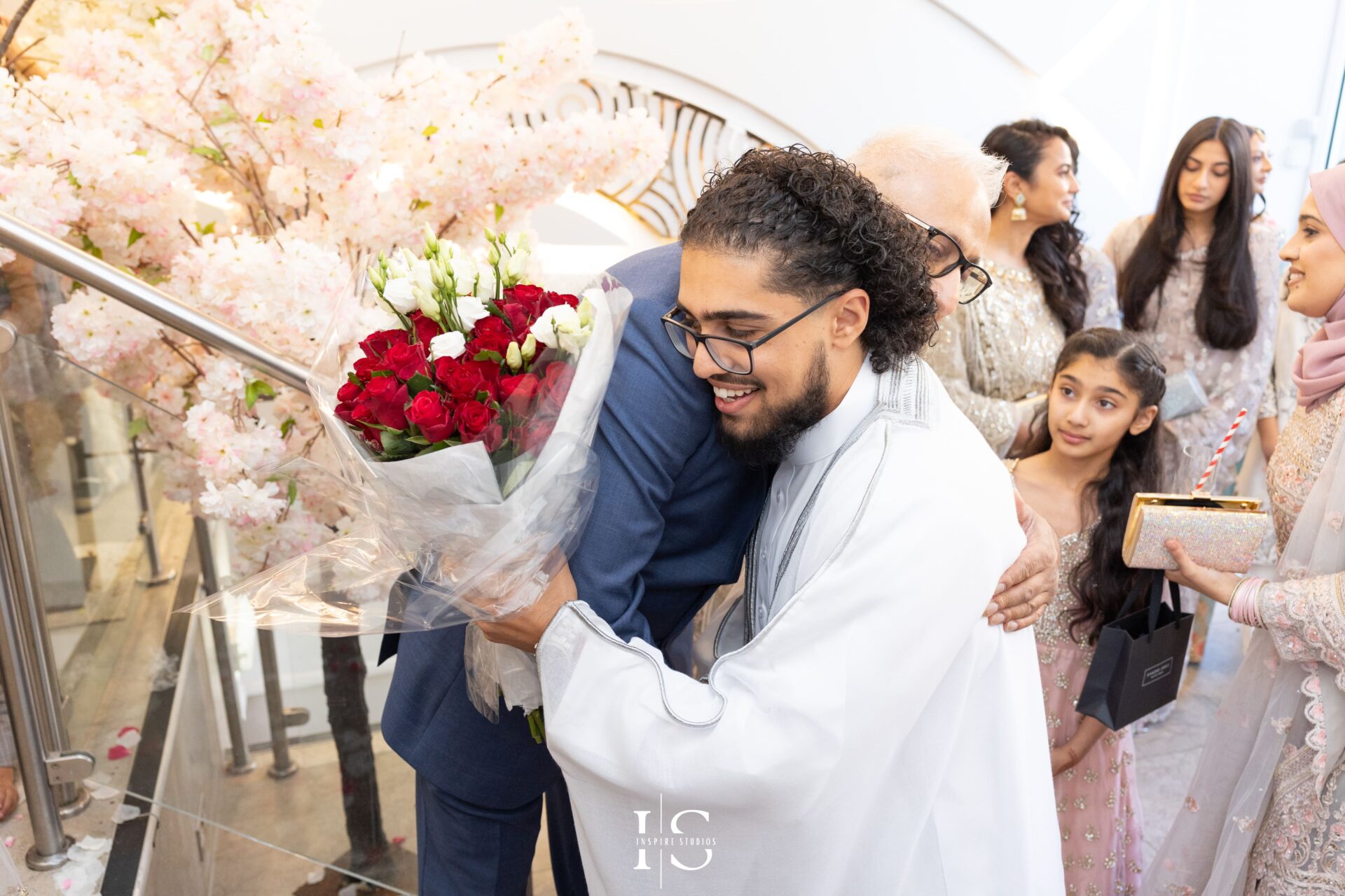 Groom entrance at Pavilion Banqueting Walthamstow for Nikkah wedding – Inspire Studios