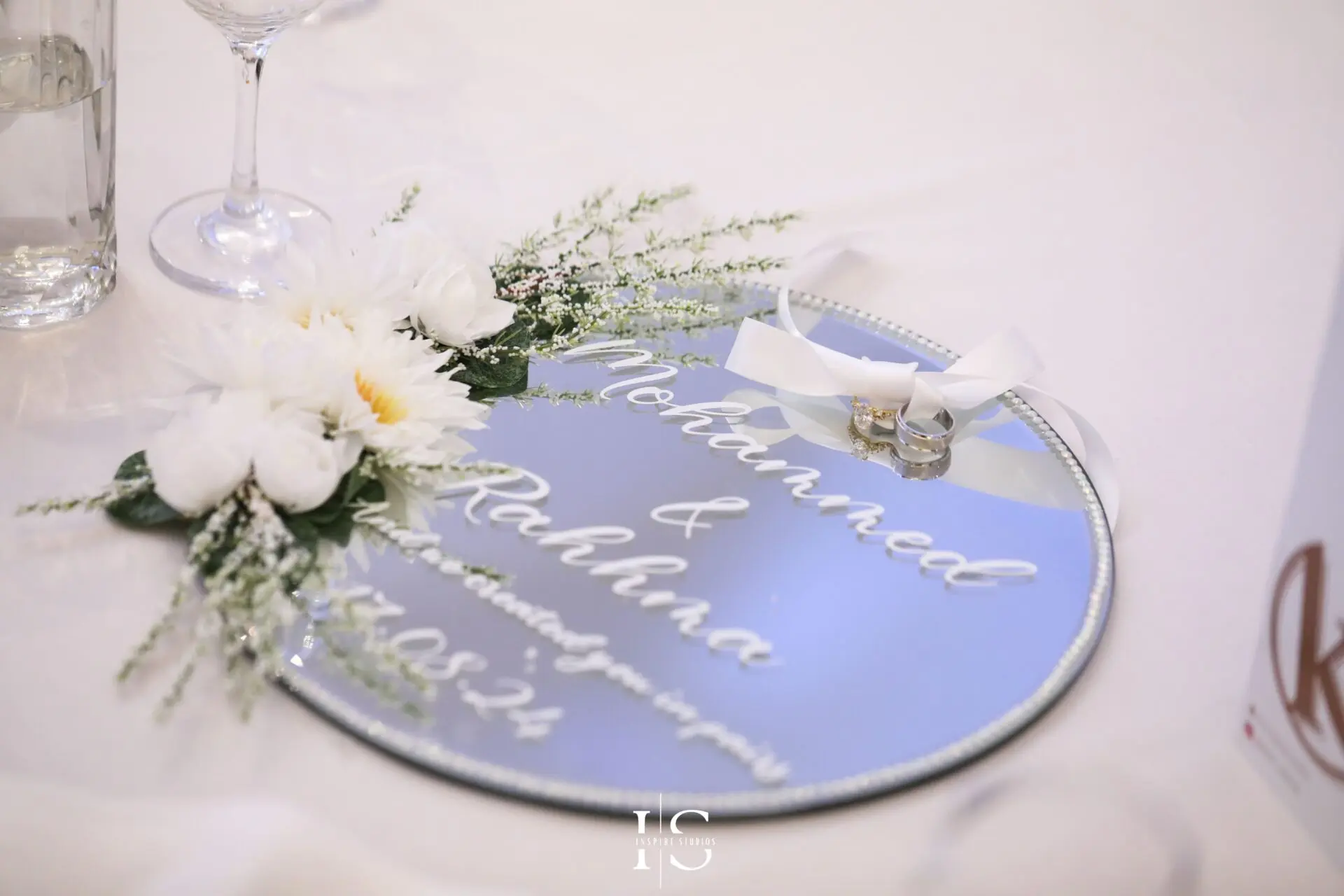 Candid Nikkah wedding decor photography at Pavilion Banqueting Walthamstow, London – captured by Inspire Studios