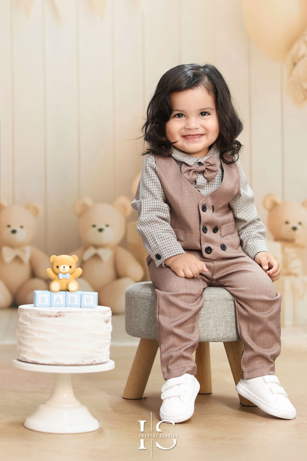 Second birthday photoshoot outfit for boys