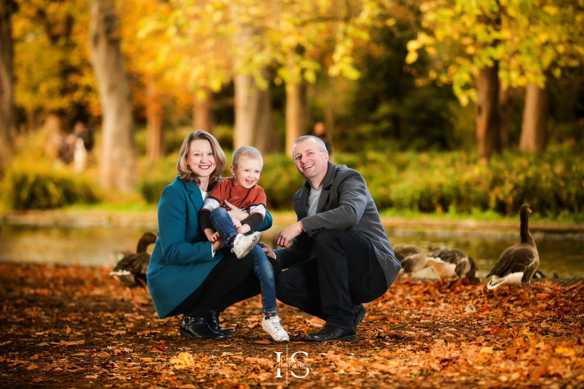 Autumn outdoor photoshoot after editing with enhanced warm tones, sharp details, and rich autumn colours.