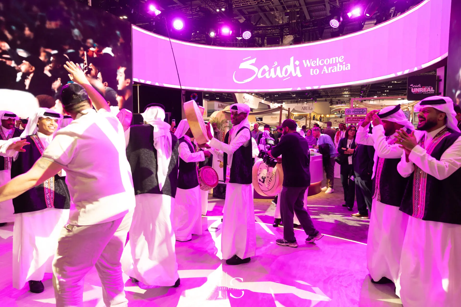 Corporate event photography at WTM 2025, ExCeL London