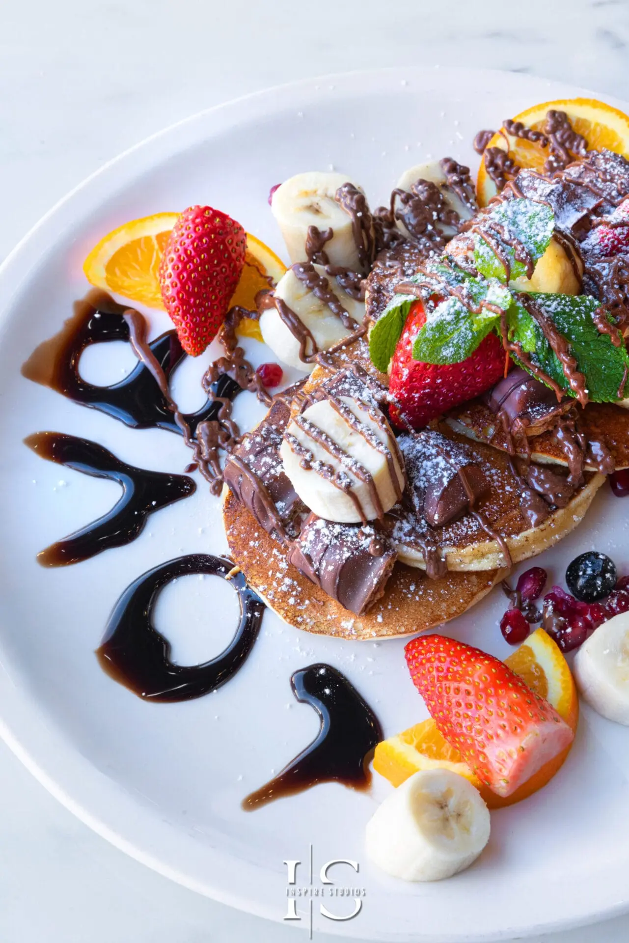 High-end Turkish dessert food photography in London by Inspire Studios showcasing fine-detail presentation.