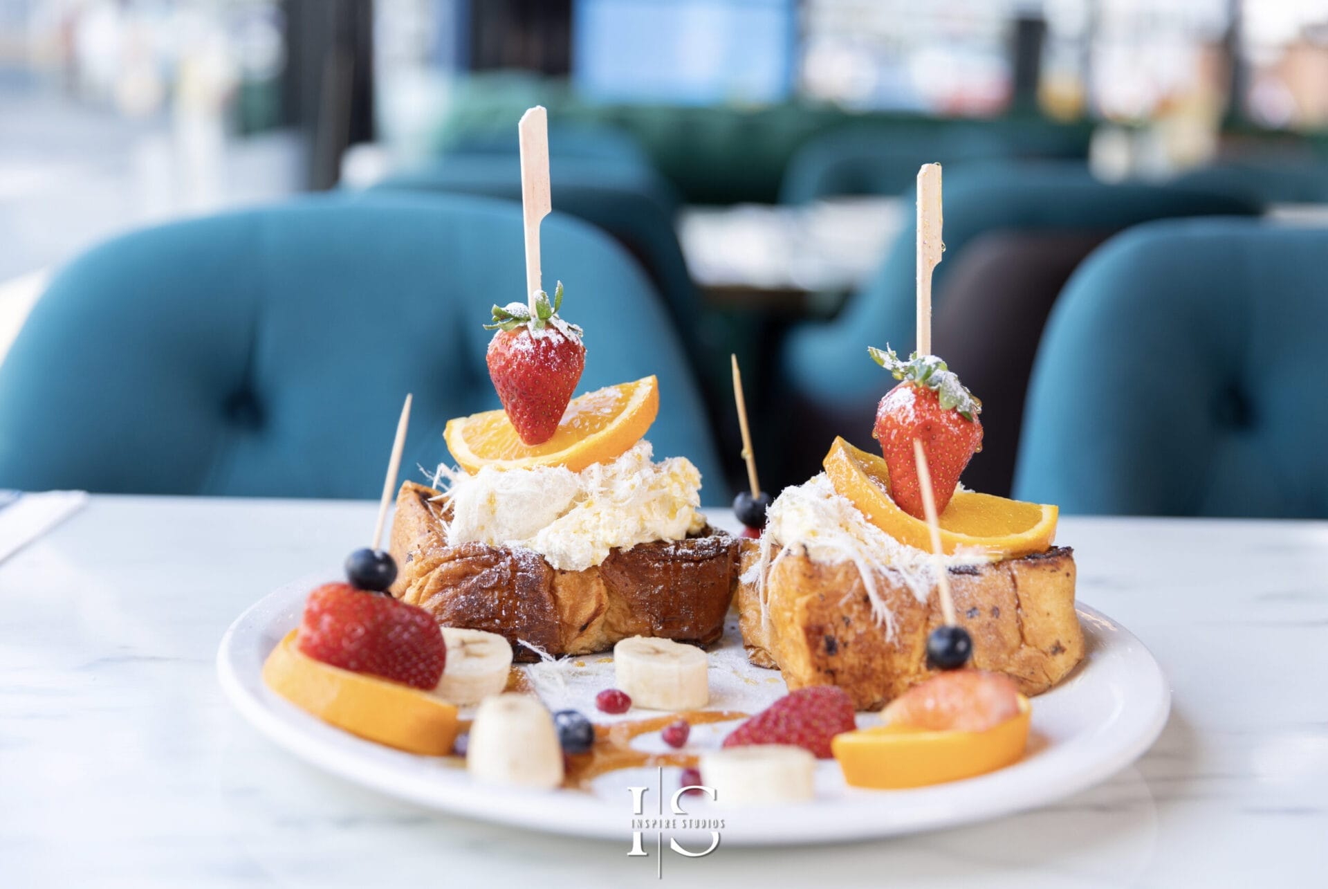 Premium Turkish dessert photography by Inspire Studios for restaurant branding and promotional use.