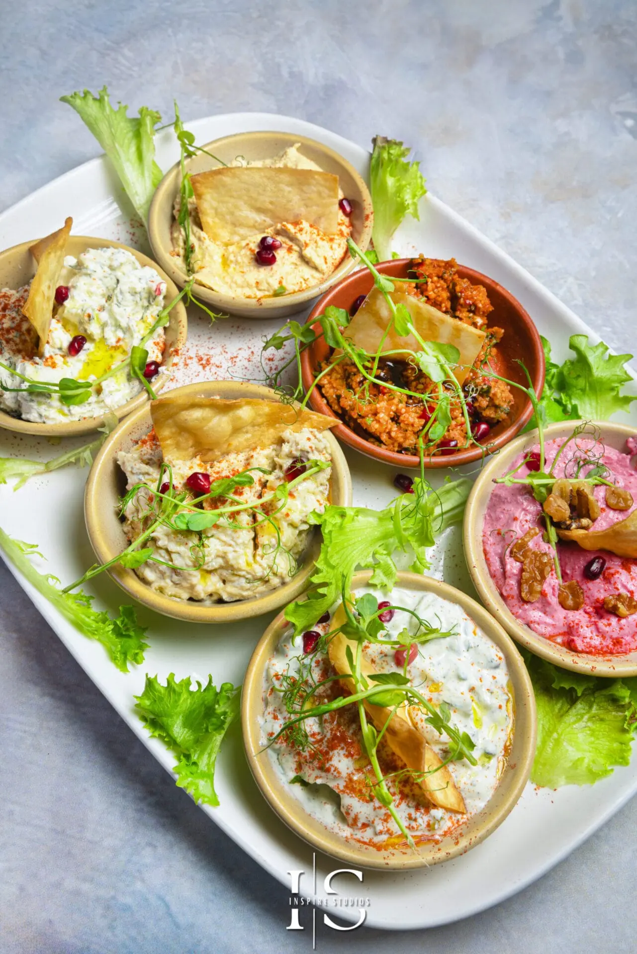 High-quality Turkish cuisine photography in London by Inspire Studios, showcasing traditional dishes for restaurant websites and promotions.