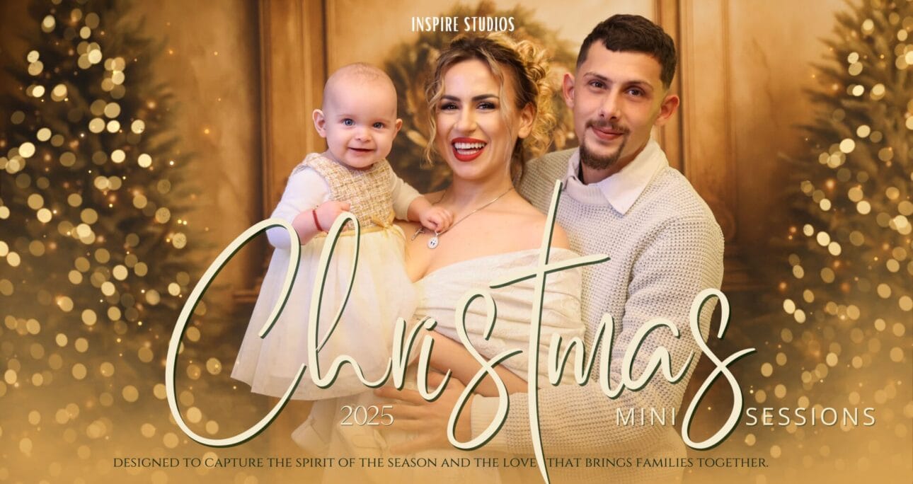 Family & Baby’s First Christmas Photoshoot
