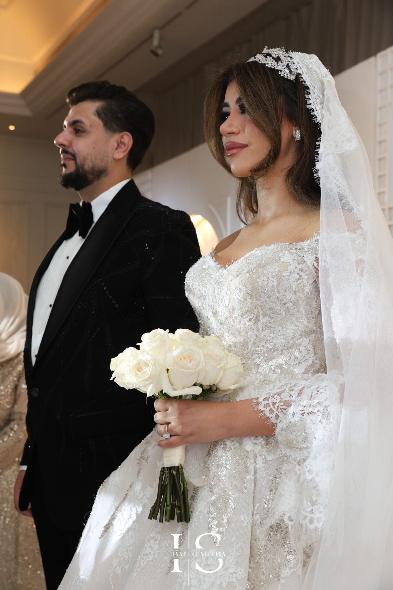 Luxury wedding photography by a female photographer capturing elegant bridal portraits and emotional London wedding moments.
