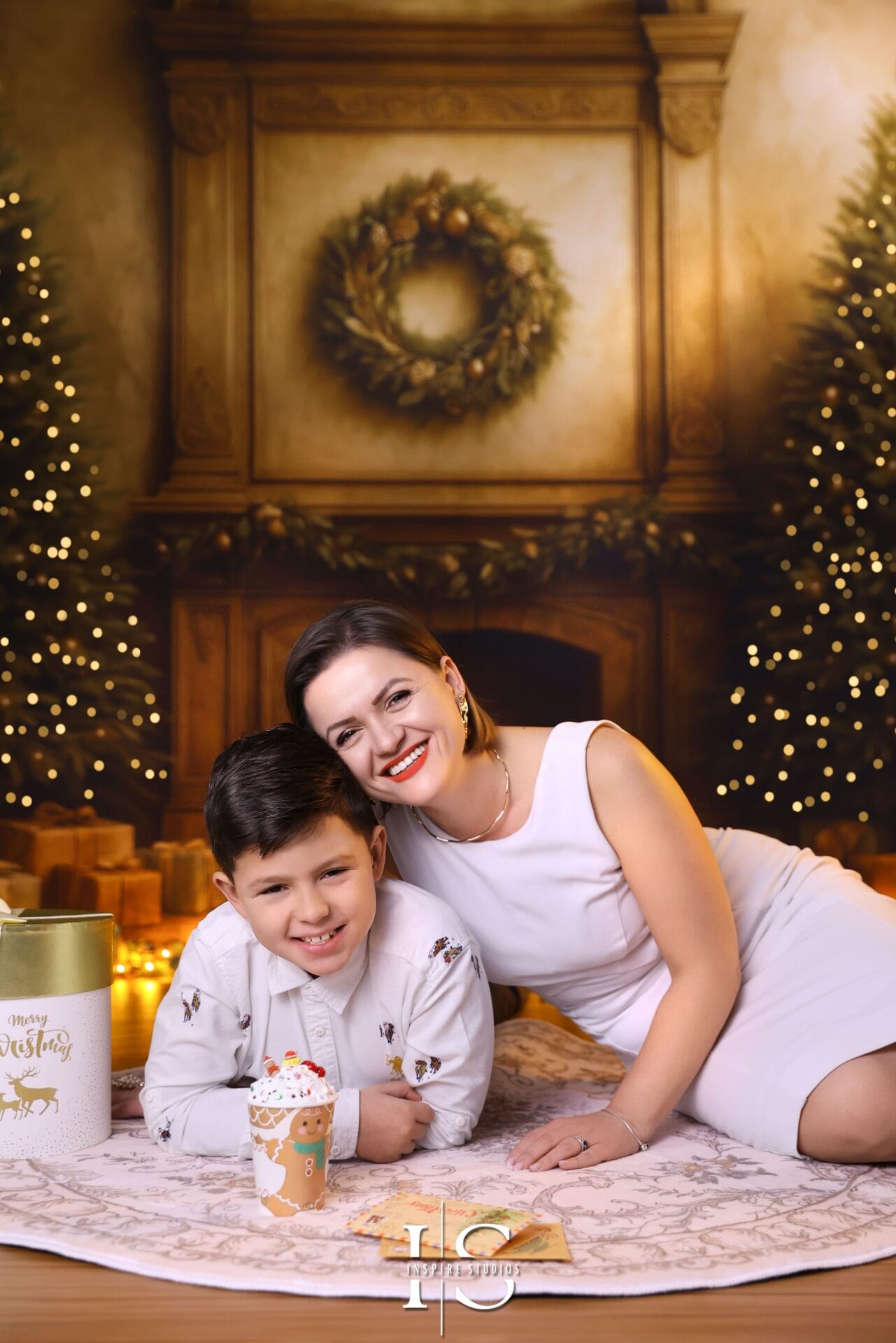 Mother and son family portrait ideas