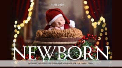 Newborn Christmas Photoshoot