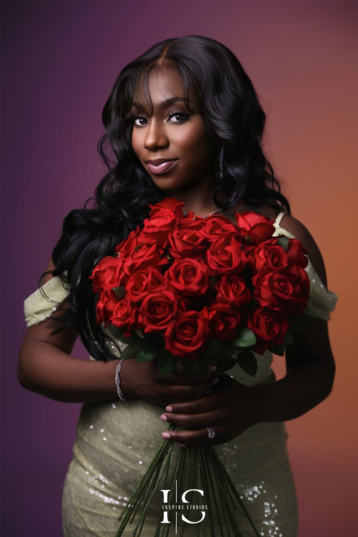 Spotlight birthday photoshoot inspiration for women in London studio photography