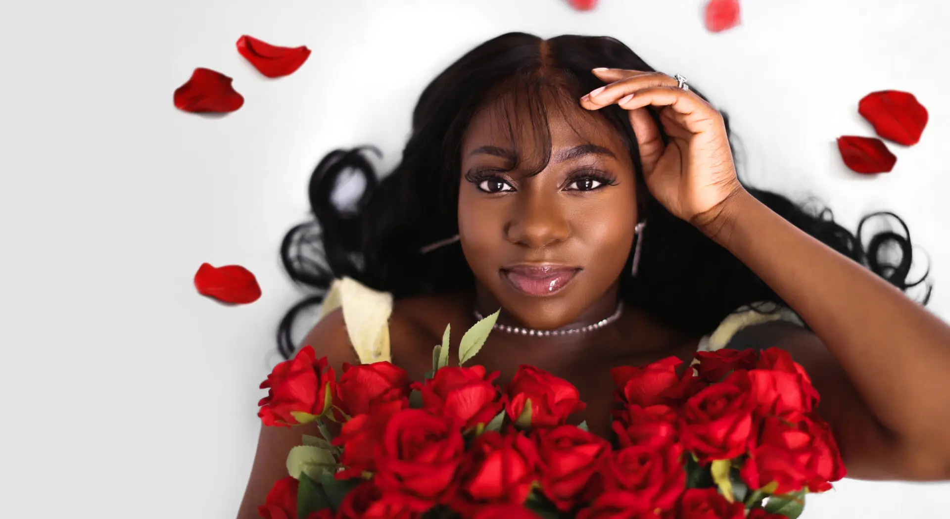 Birthday photoshoot gift idea in London captured in a professional photography studio