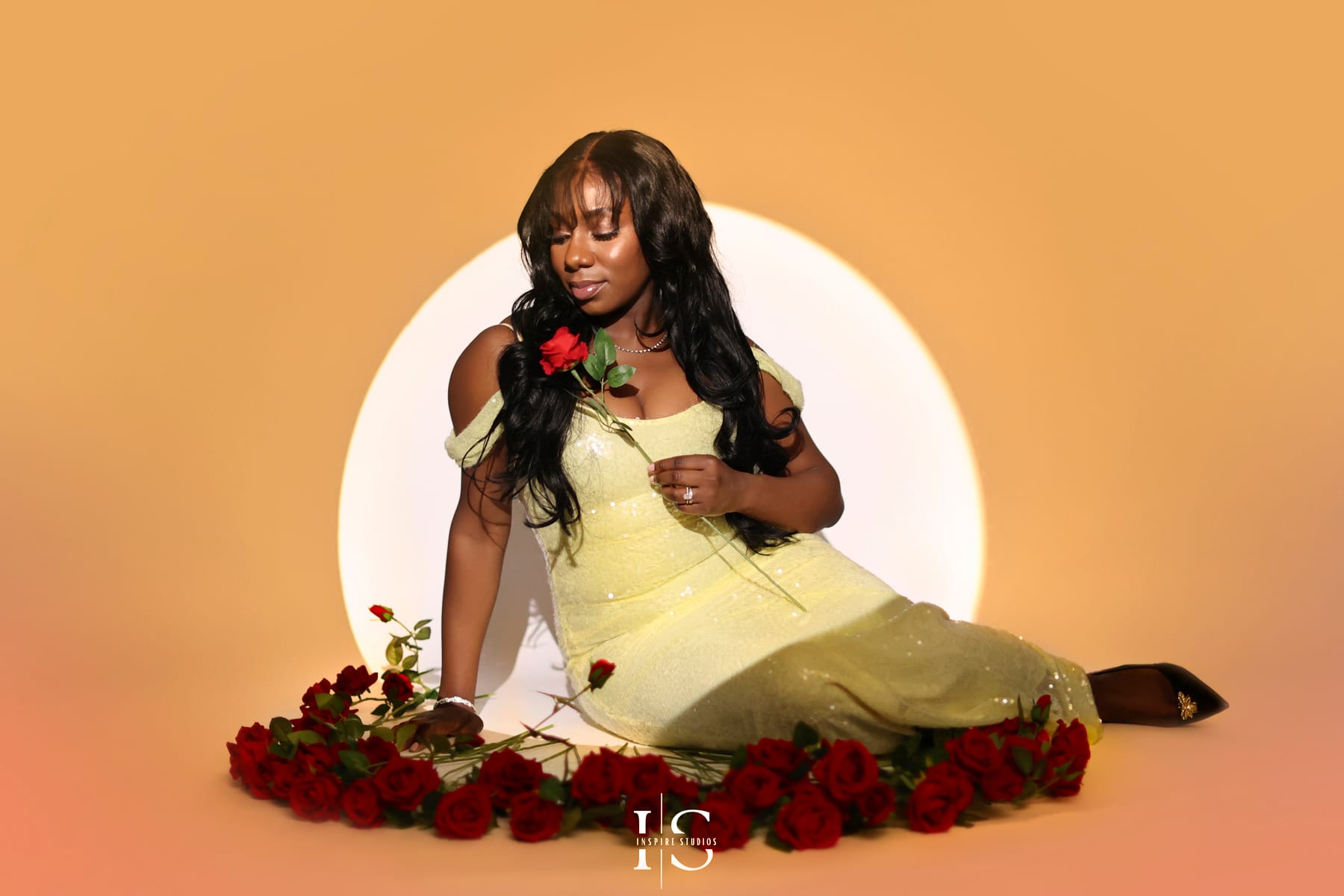 Birthday photoshoot gift idea for milestone celebrations captured in a professional studio