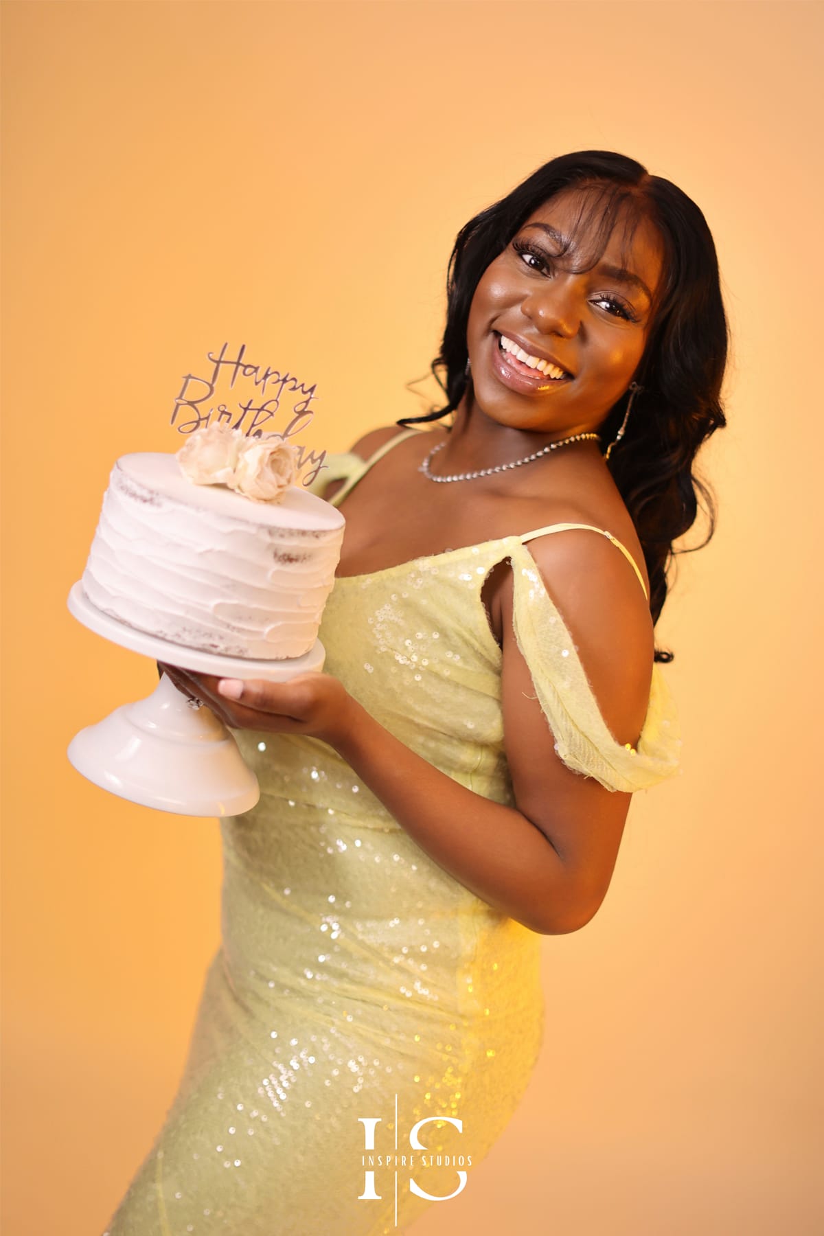 Luxury birthday photoshoot gift featuring elegant styling and professional studio photography