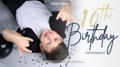 10th Birthday Studio Photoshoot for Boys