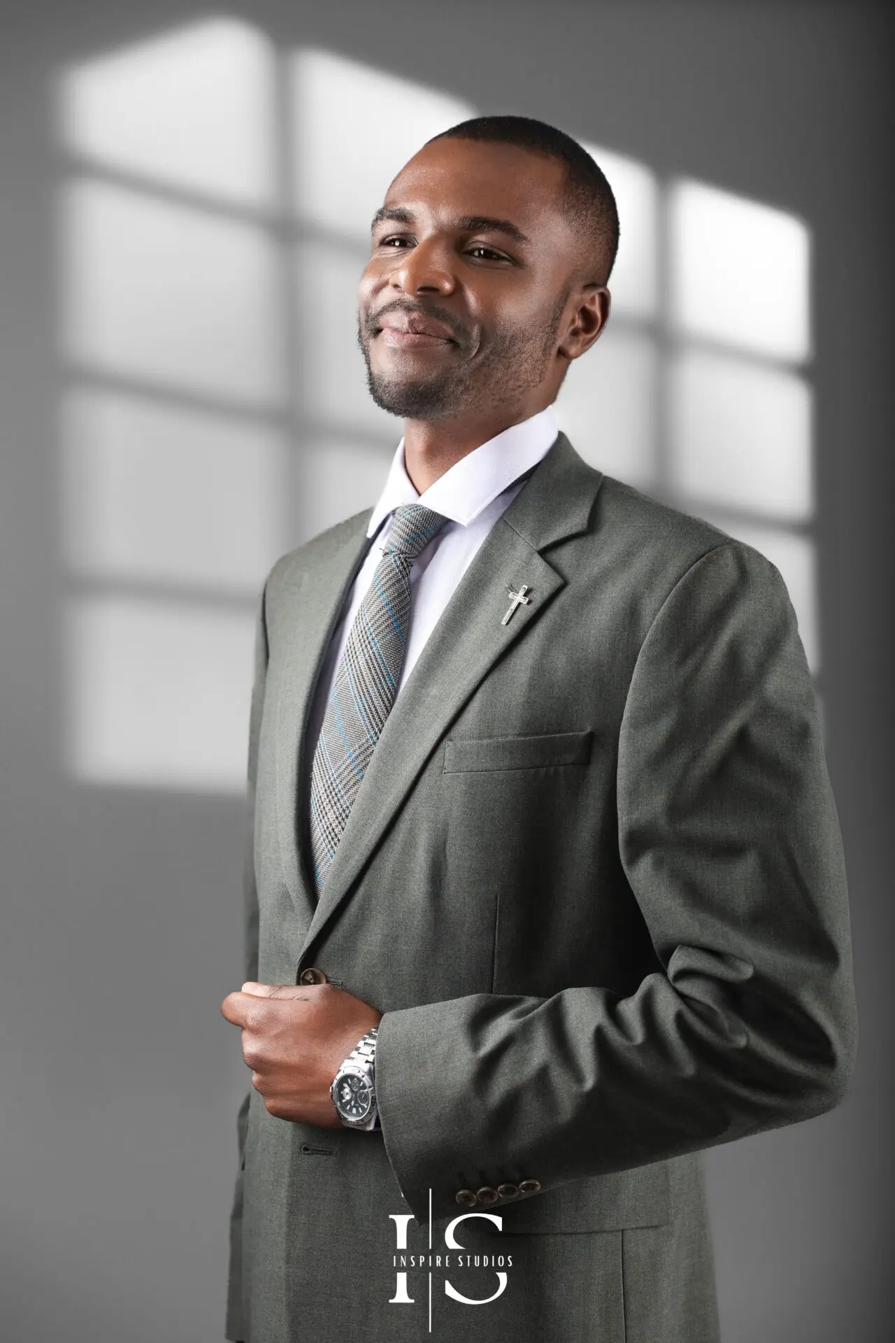 Modern men's portrait professional photoshoot
