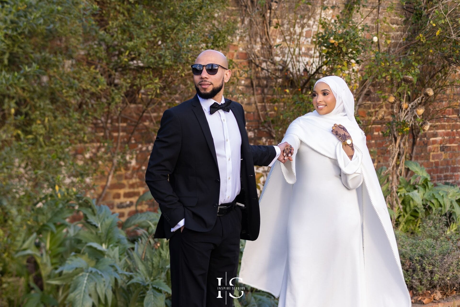 Muslim outdoor photoshoot at Lloyd Park Walthamstow London