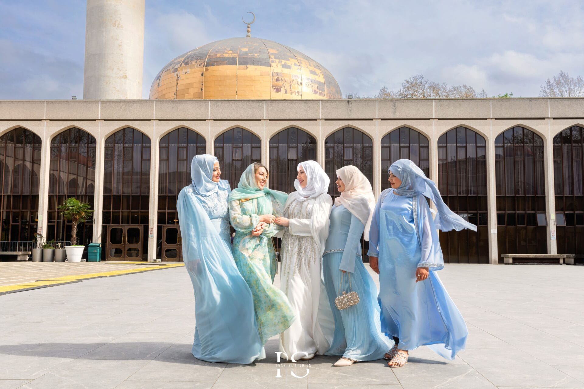 Nikkah ceremony Central London Mosque Regents Park London bride groom signing