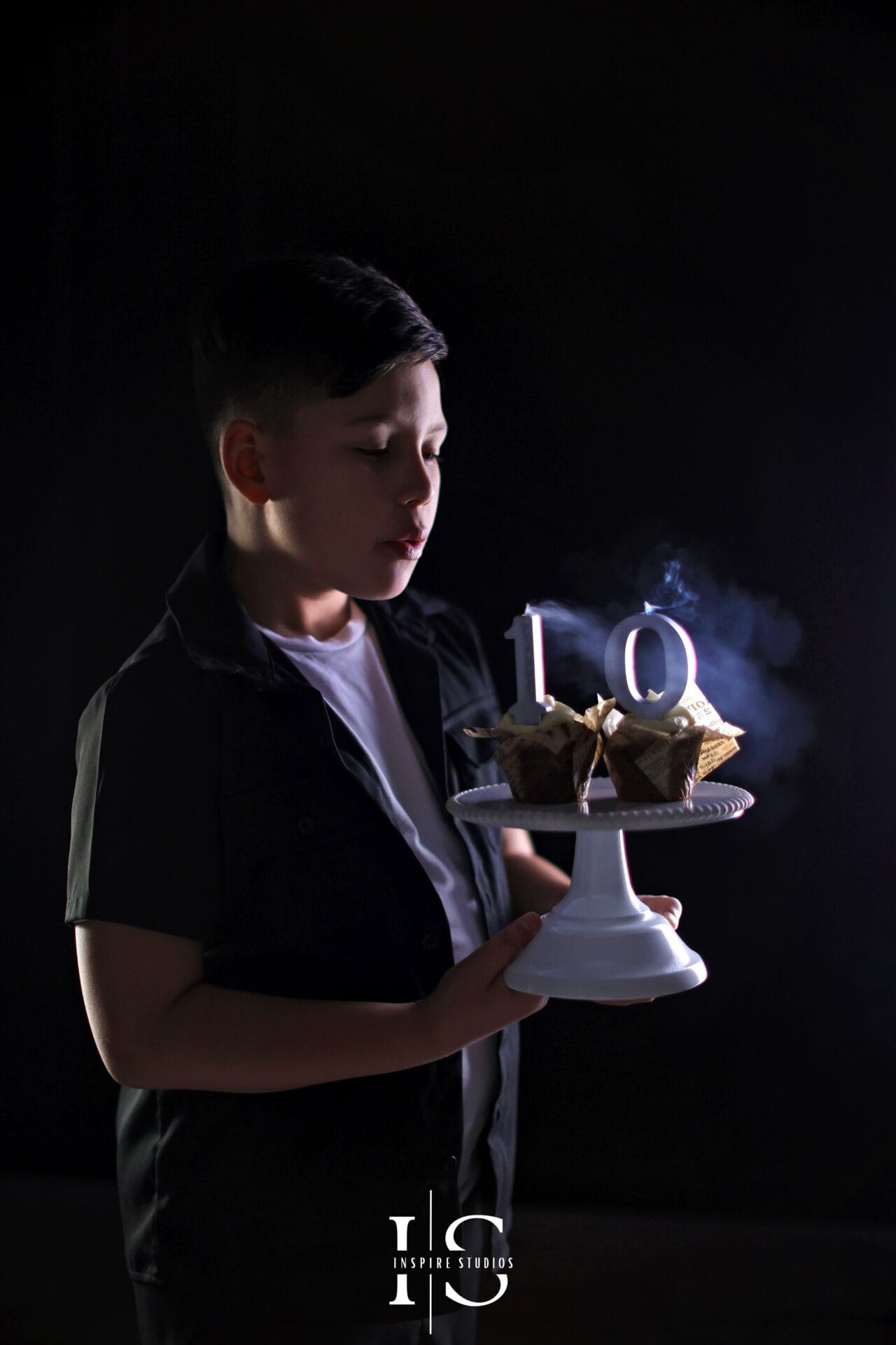 professional birthday photoshoot for boys age 10 in London studio