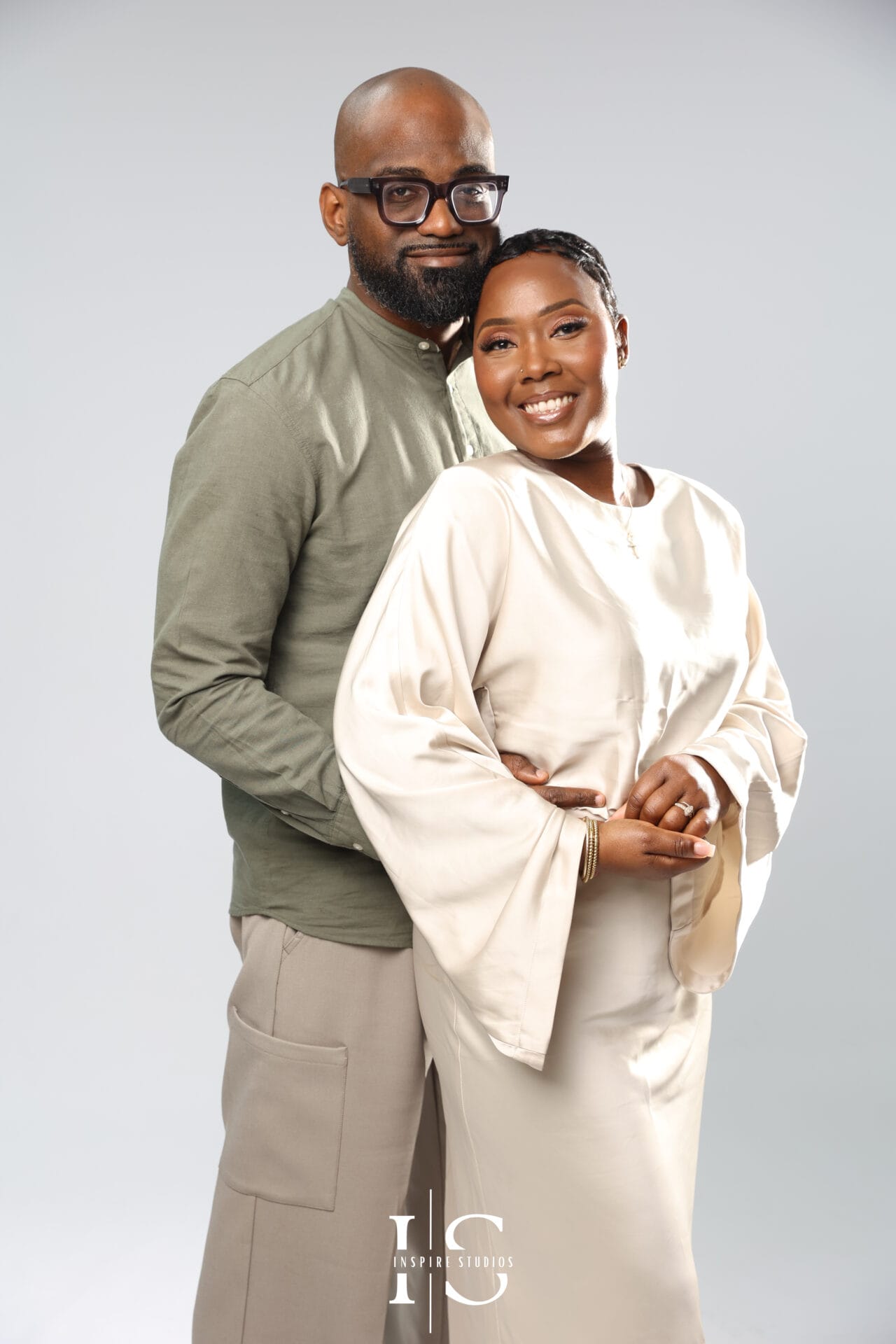 10th anniversary family studio photoshoot celebrating marriage and family