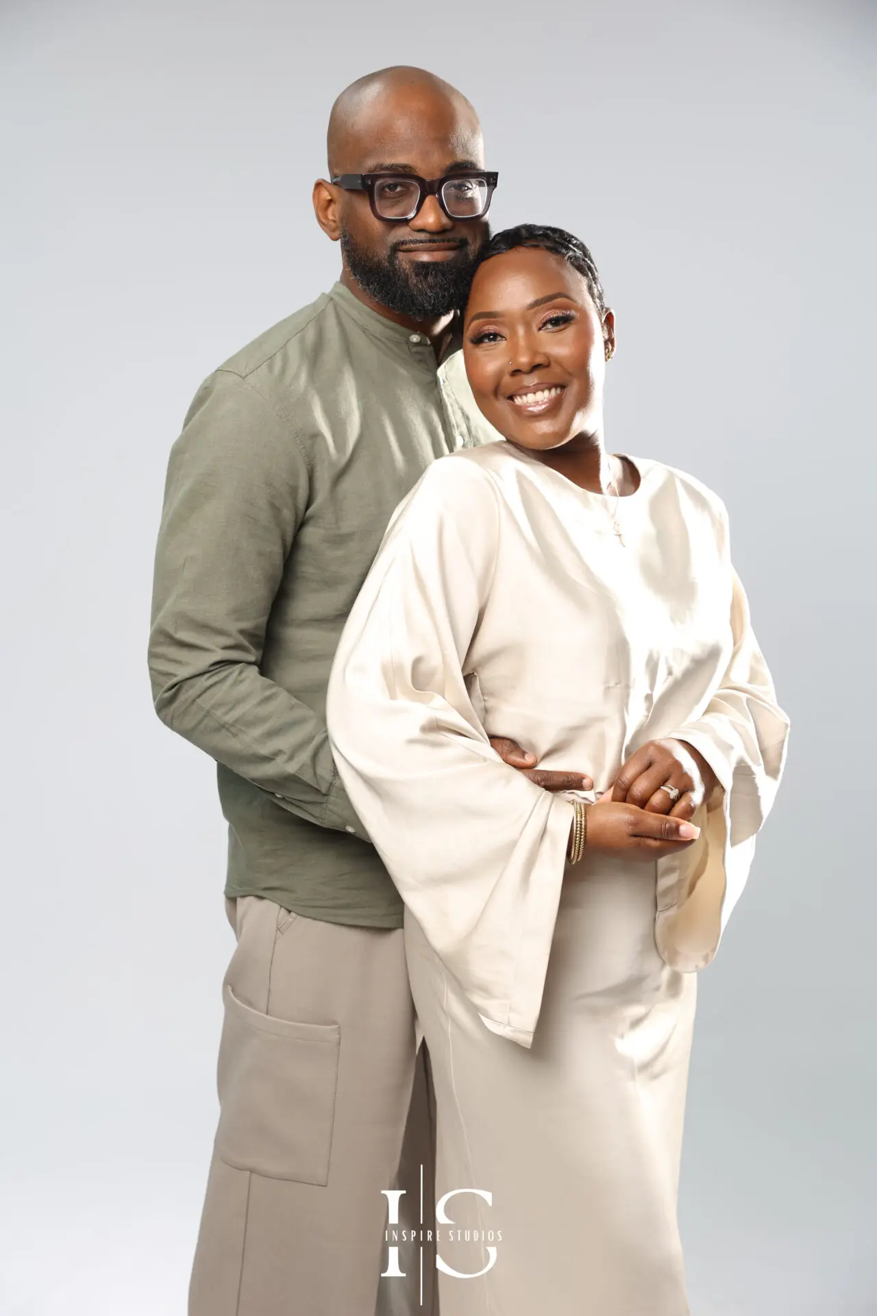 10th anniversary family studio photoshoot celebrating marriage and family