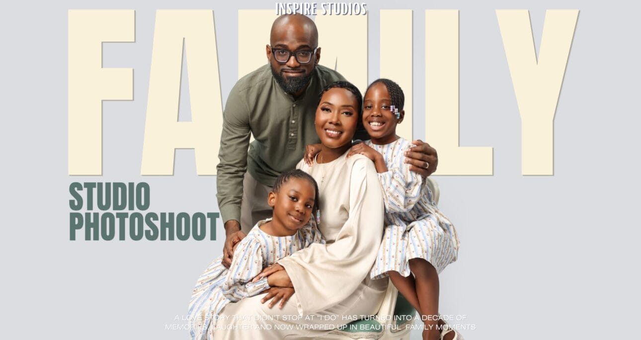 10th Anniversary Studio Family Photoshoot