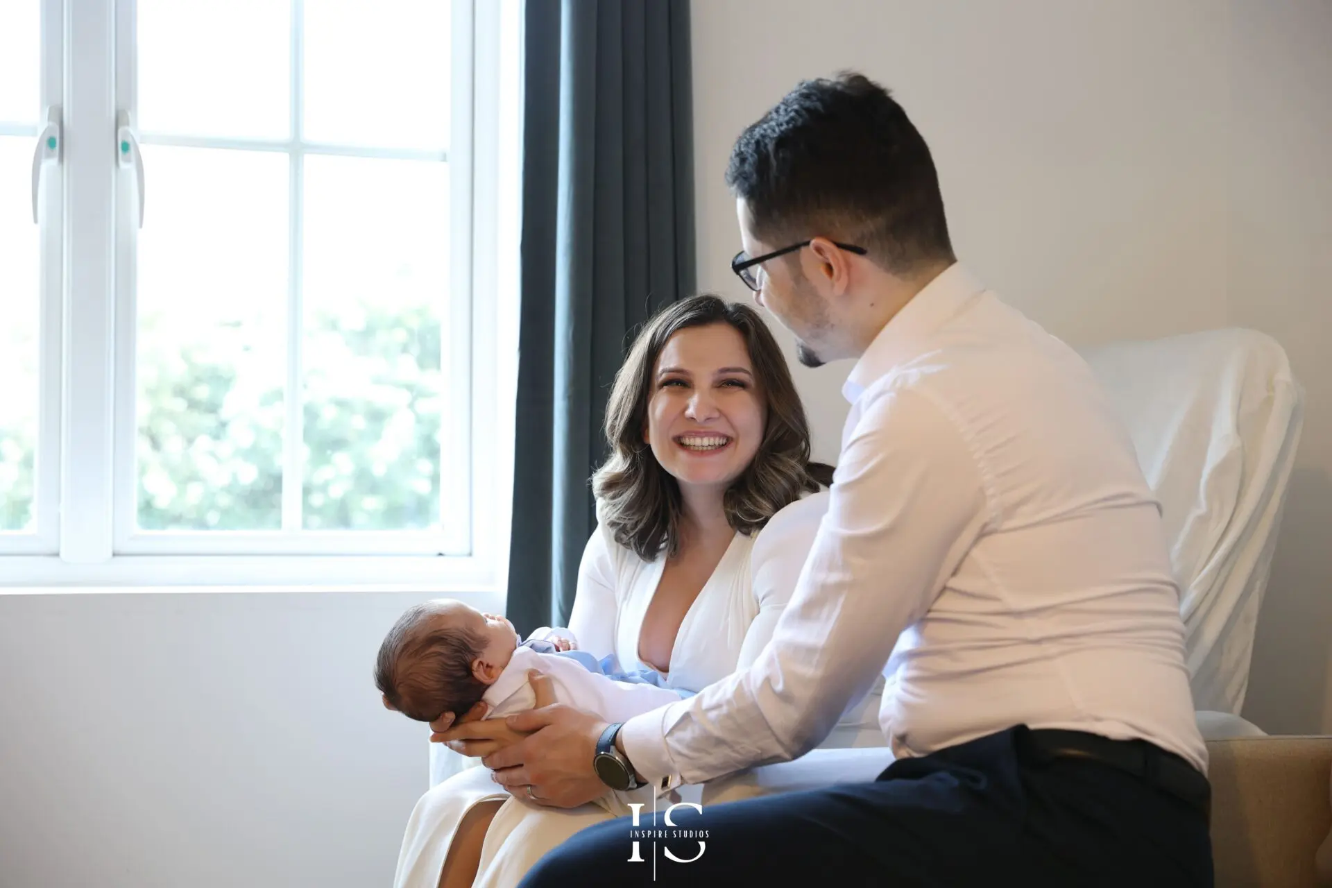 Baptism photographer in East Finchley London for Romanian church ceremonies