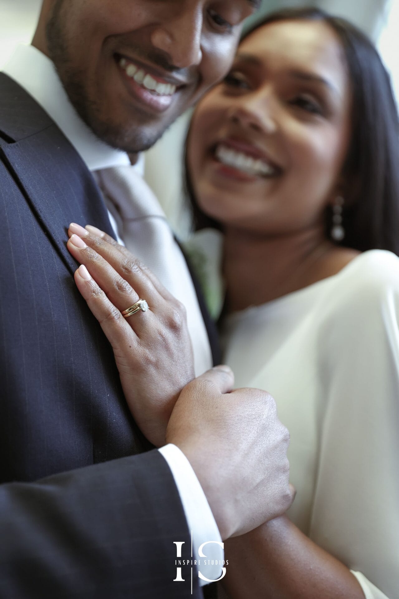 Registry wedding at Islington Town Hall London captured by female photographer