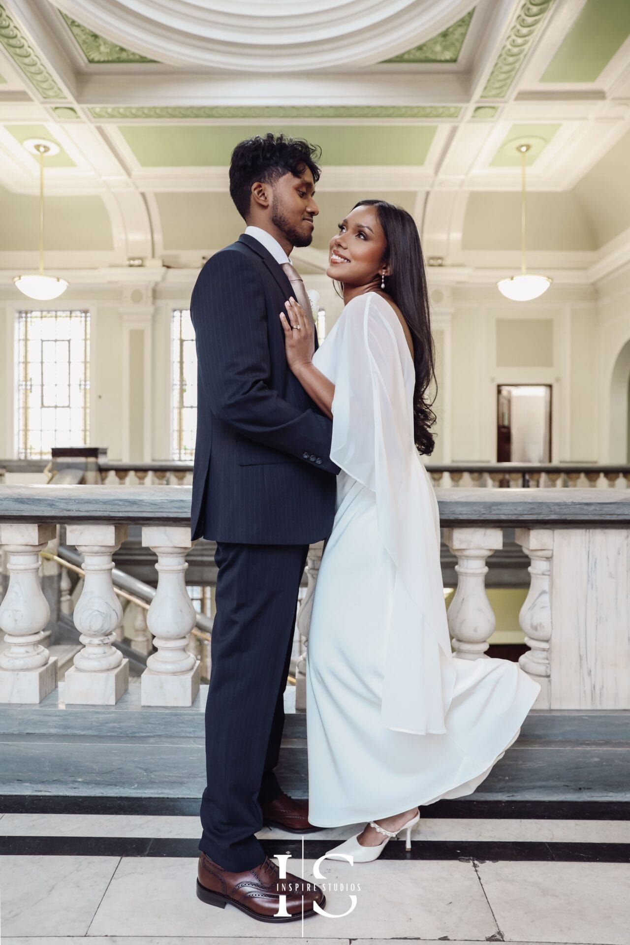 Registry ceremony at Islington Town Hall London photographed by female photographer