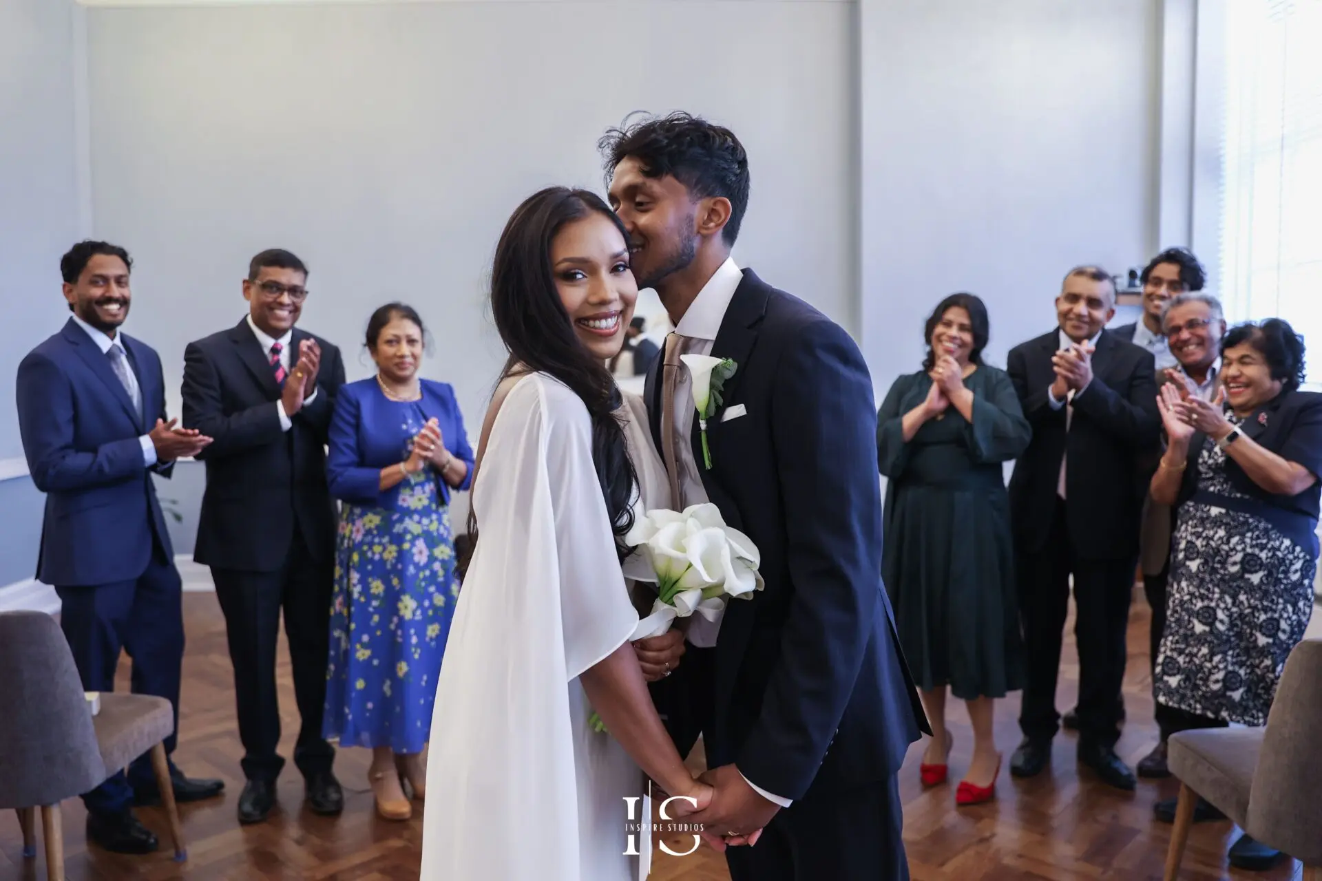 Wedding moments captured by Inspire Studios at Islington Town Hall London