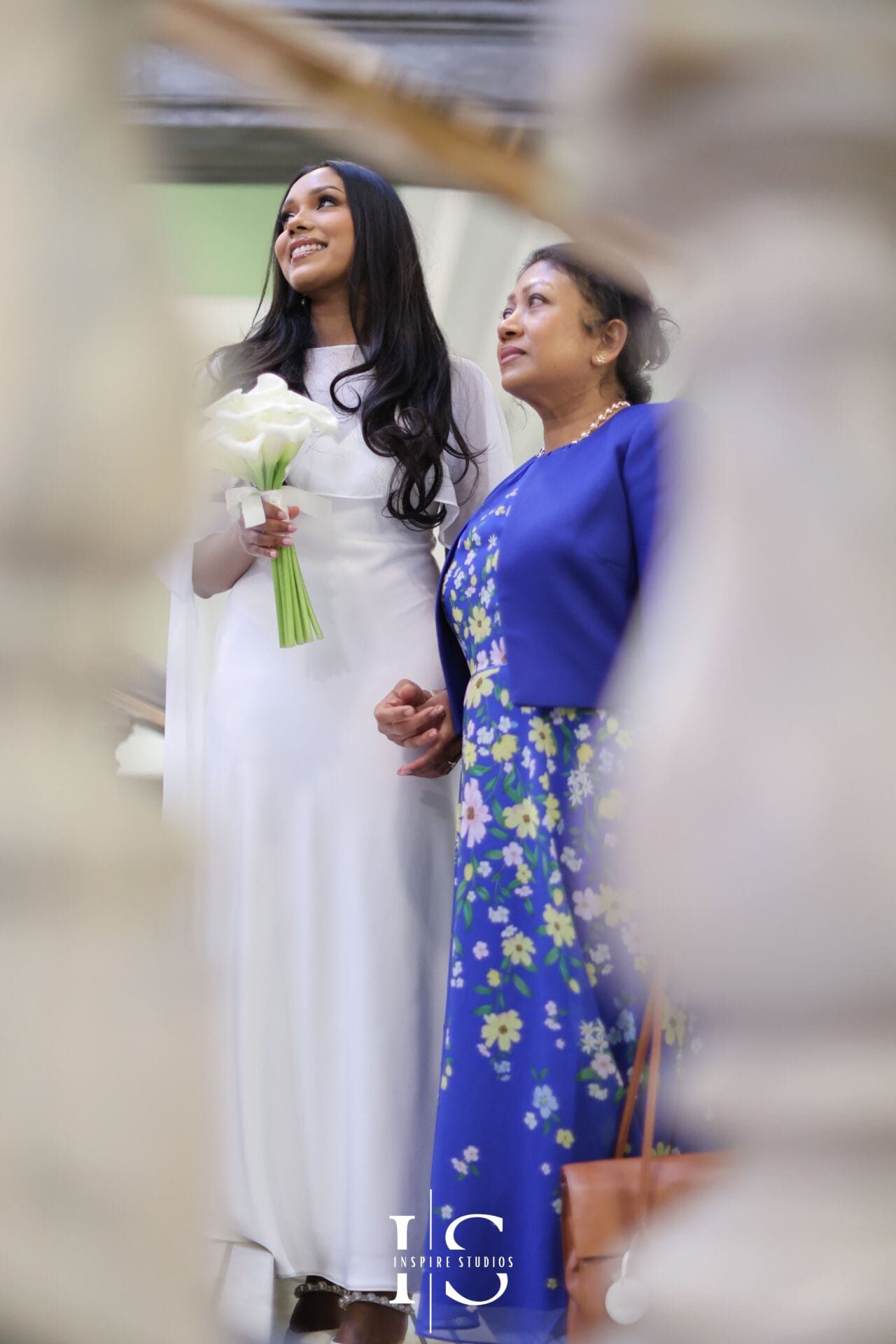 Wedding ceremony at Islington Town Hall London with guests and couple