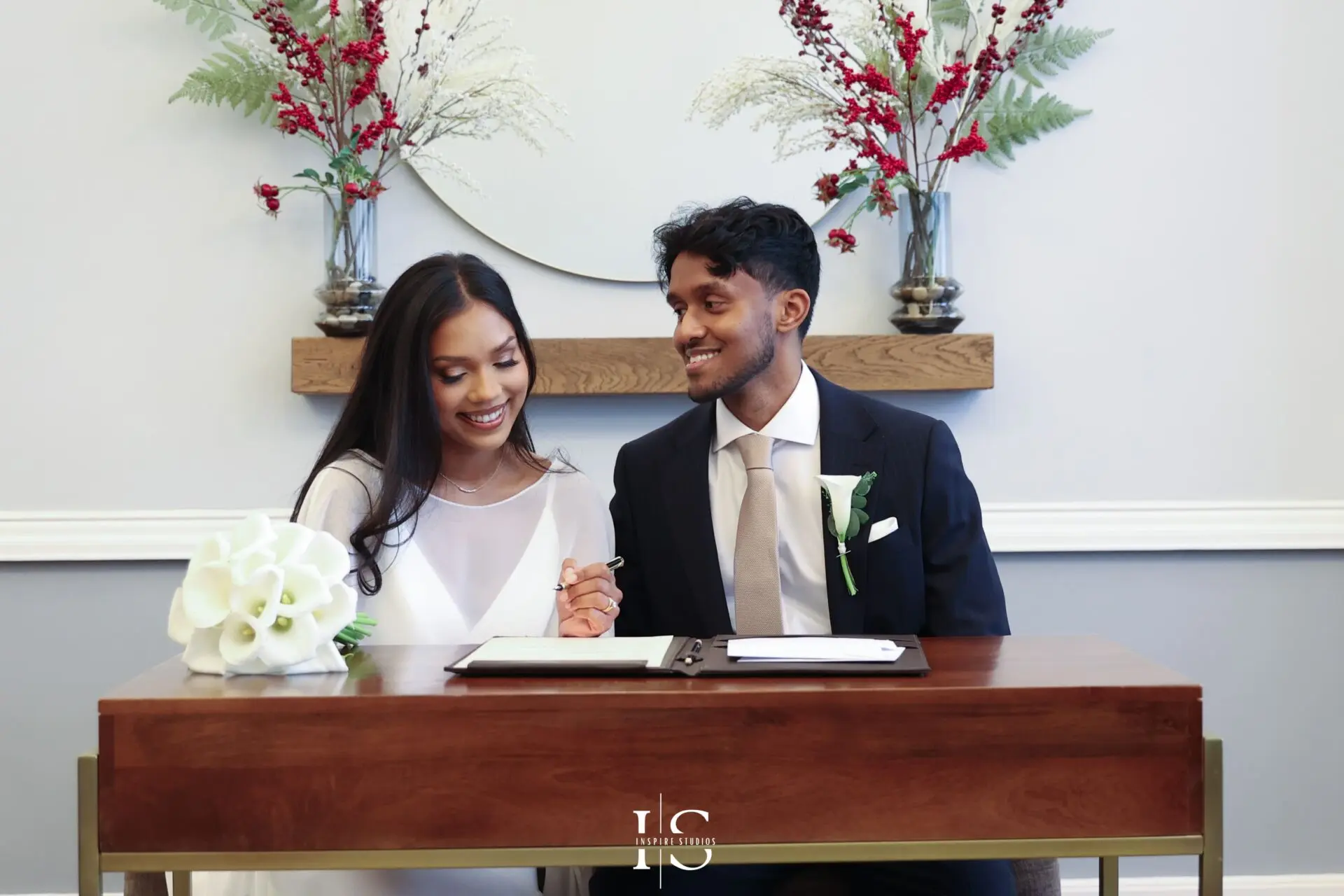 Candid wedding photography at Islington Town Hall telling a couple love story